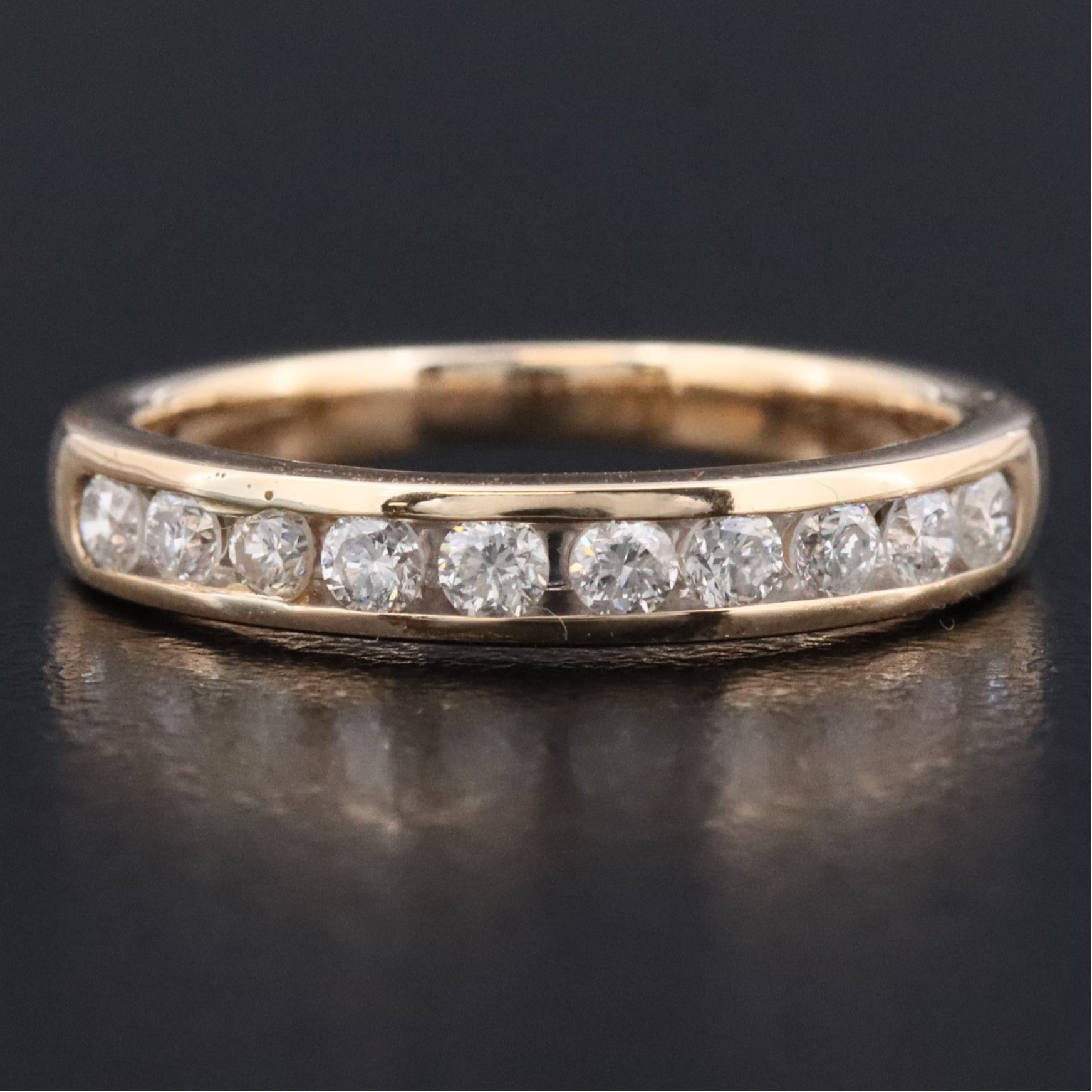 14K 0.30 CTW Diamond Stackable Ring
