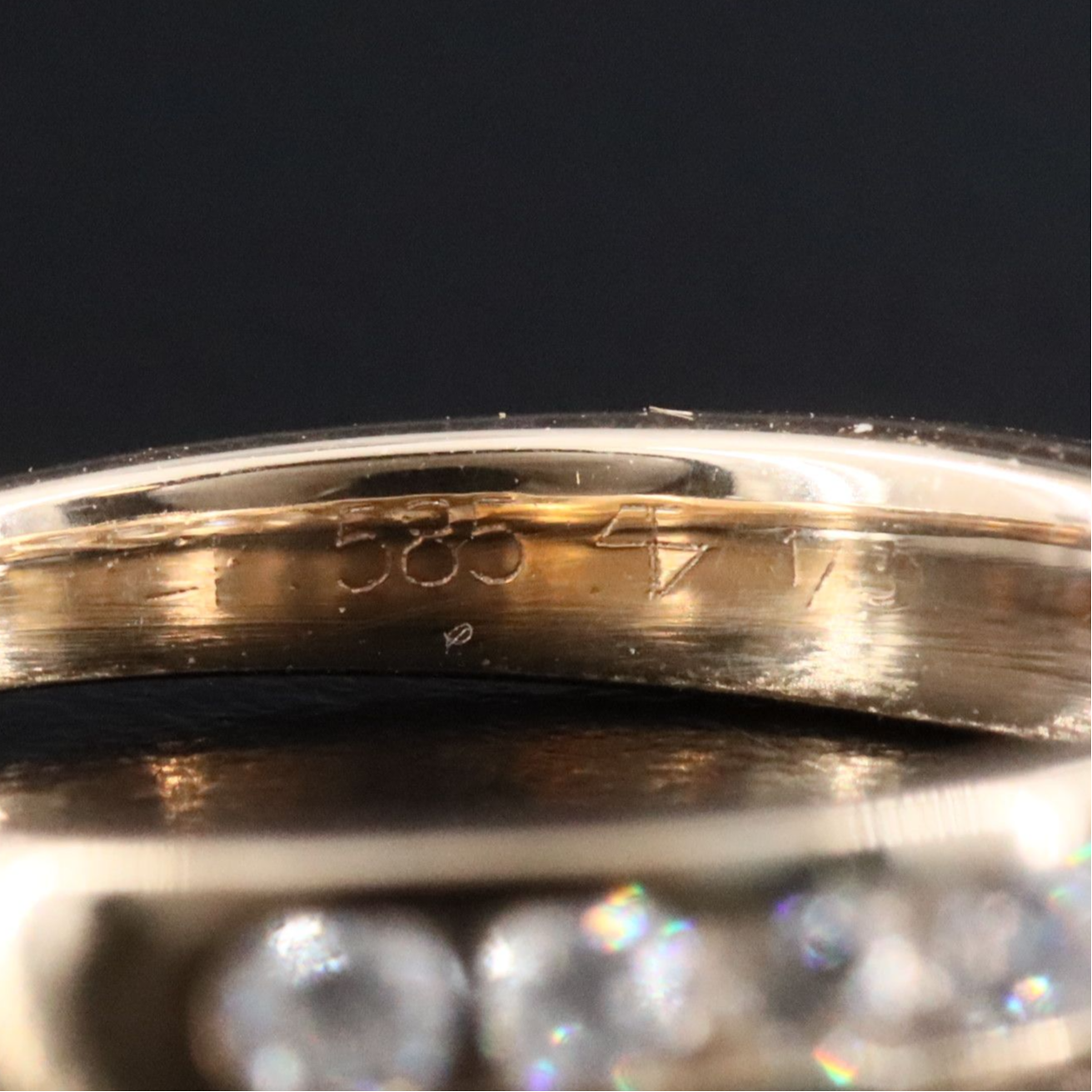 14K 0.30 CTW Diamond Stackable Ring