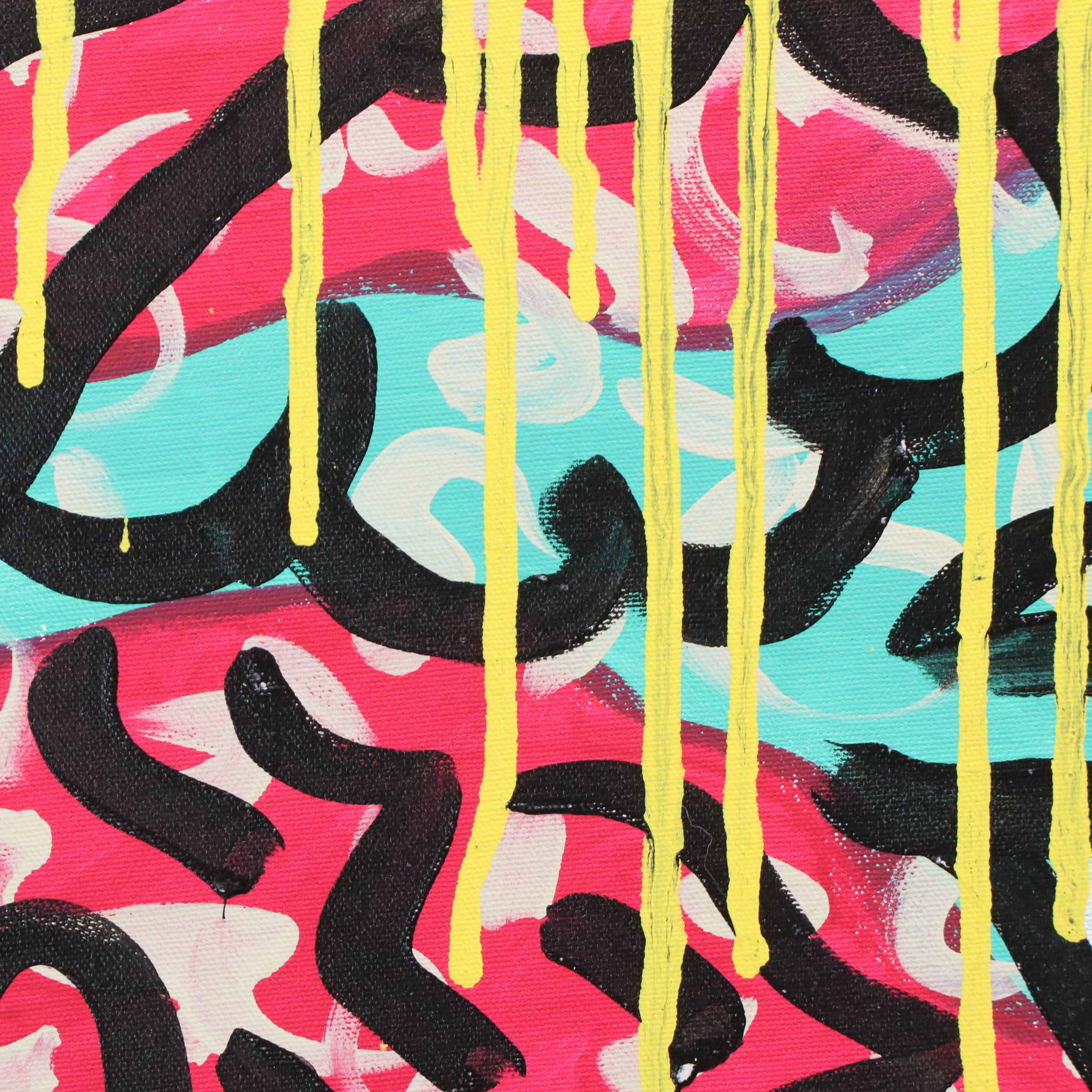 Scott Einsig Acrylic Painting on Canvas "Untitled Original," 2010