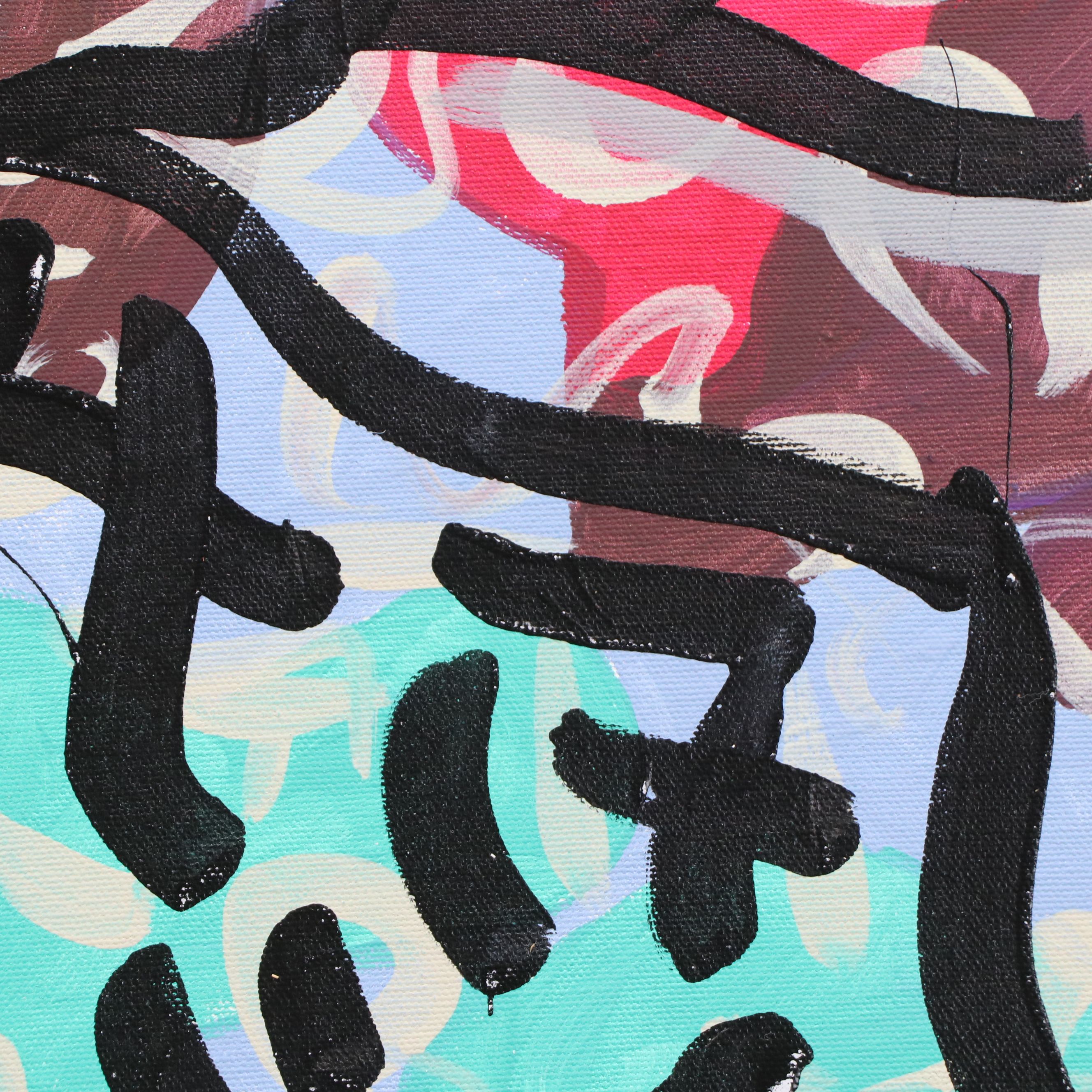 Scott Einsig Acrylic Painting on Canvas "Untitled Original," 2010