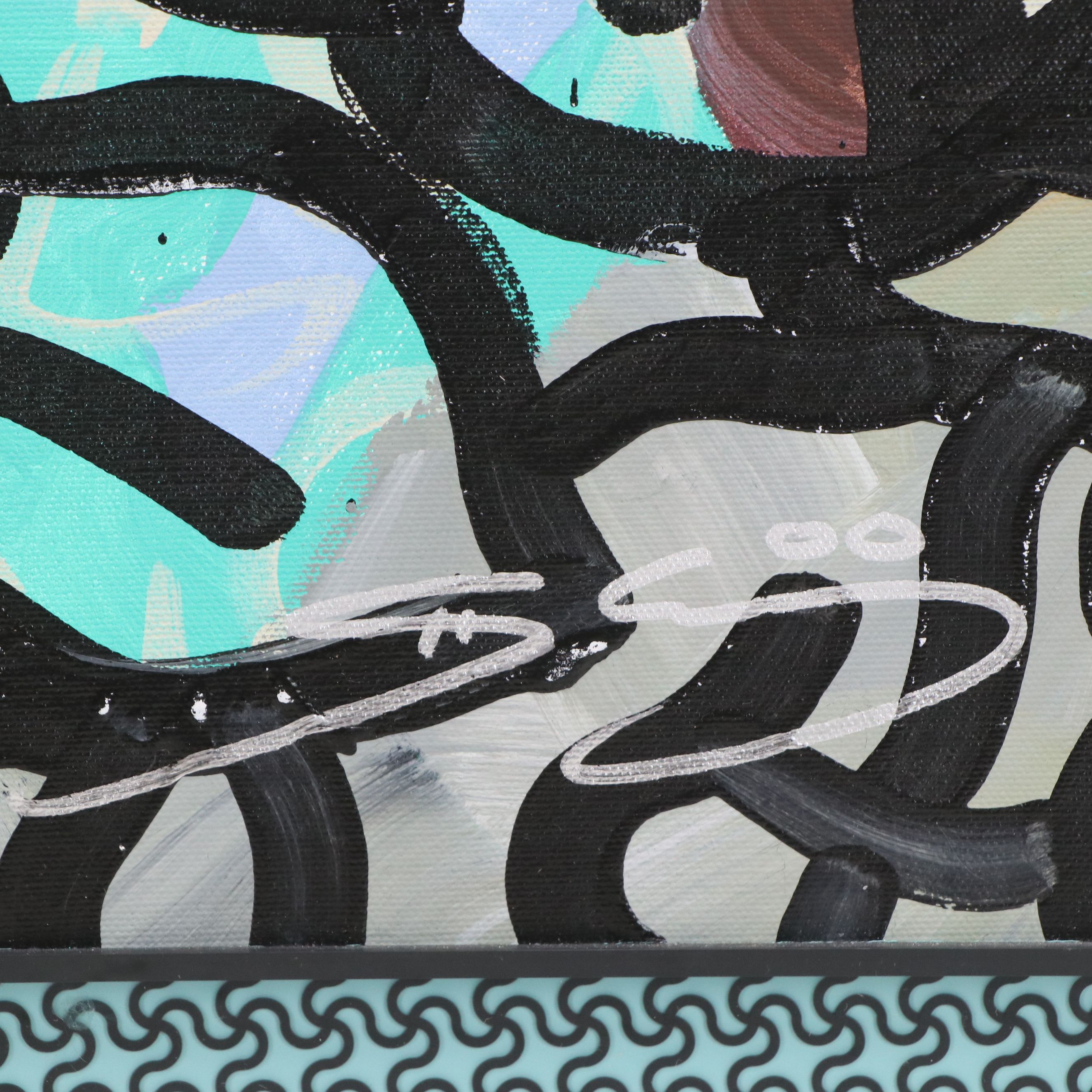 Scott Einsig Acrylic Painting on Canvas "Untitled Original," 2010