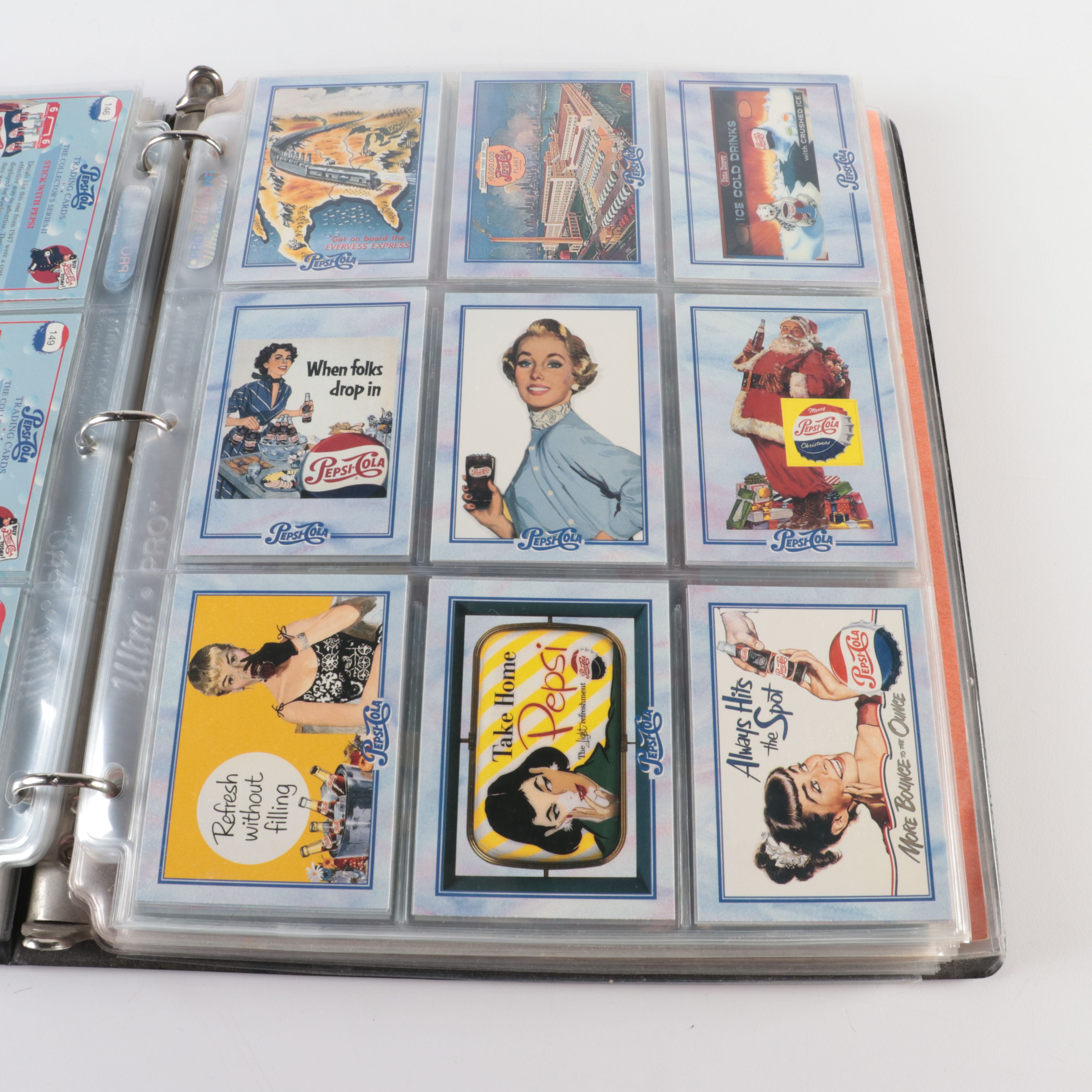 Group of Baseball and Football Cards, Pepsi Trading Cards, Supplies and More