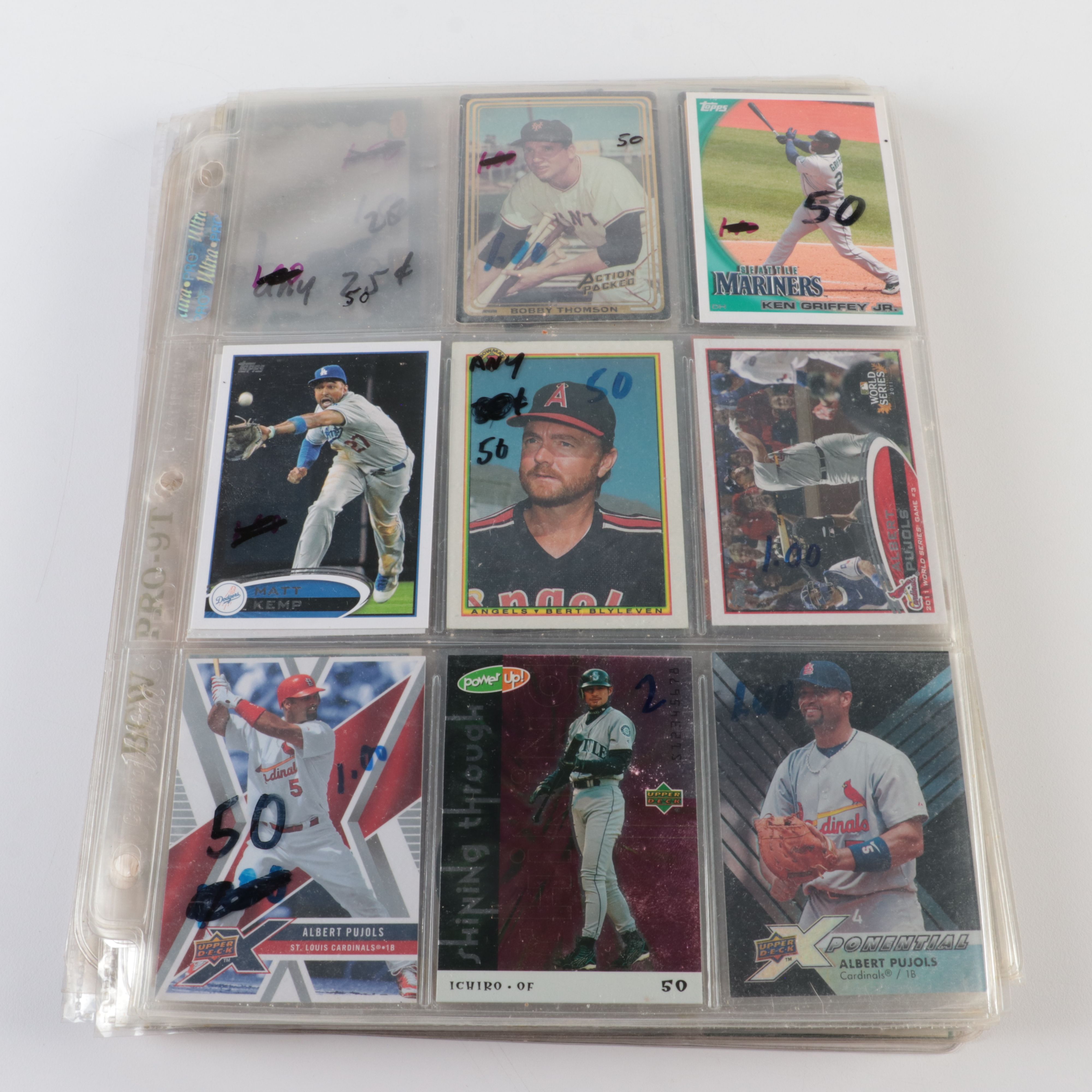 Group of Baseball and Football Cards, Pepsi Trading Cards, Supplies and More