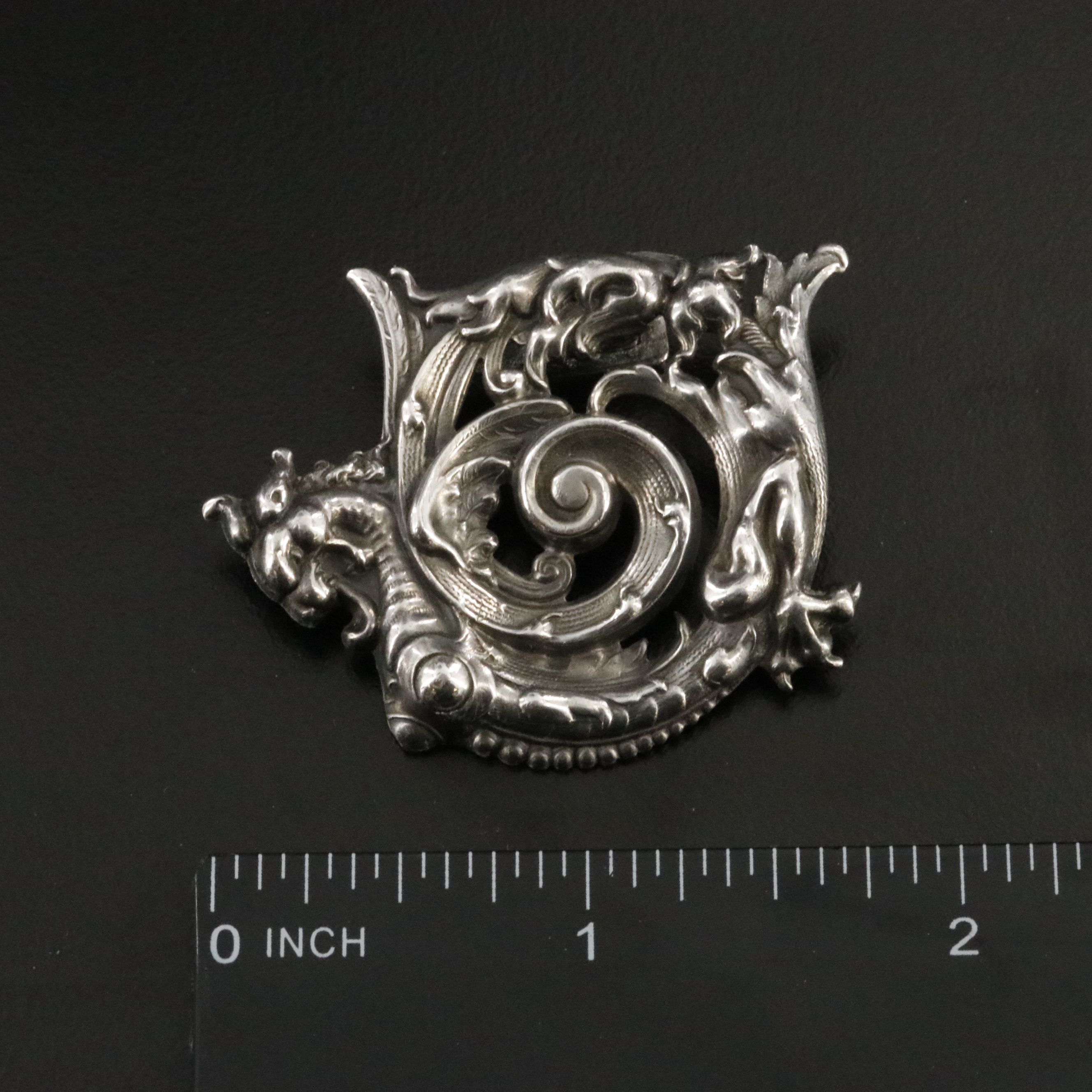 Antique Brooch and Pendant Collection Featuring Sterling and Brass