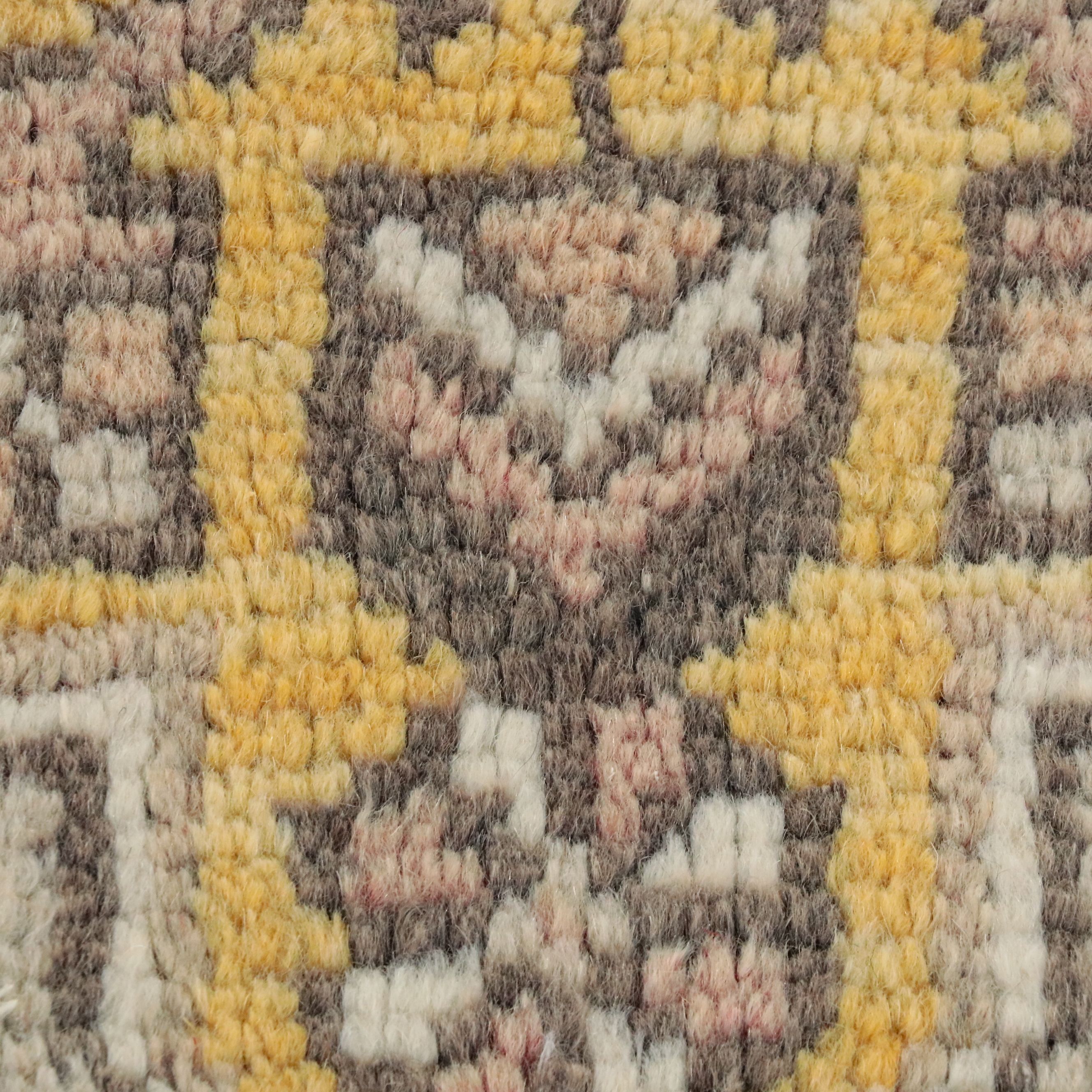 3'10 x 6'9 Hand-Knotted Turkish Konya Area Rug