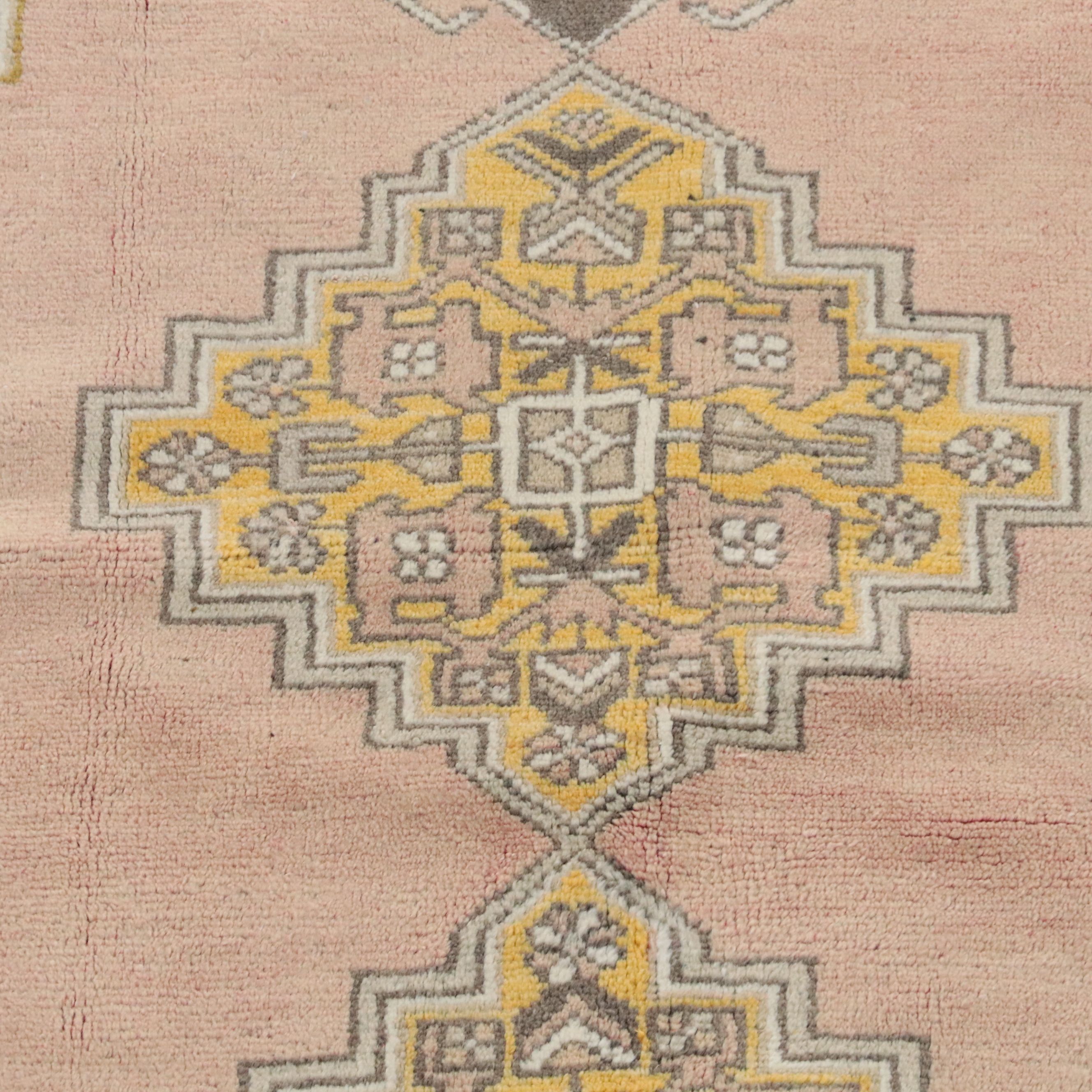 3'10 x 6'9 Hand-Knotted Turkish Konya Area Rug