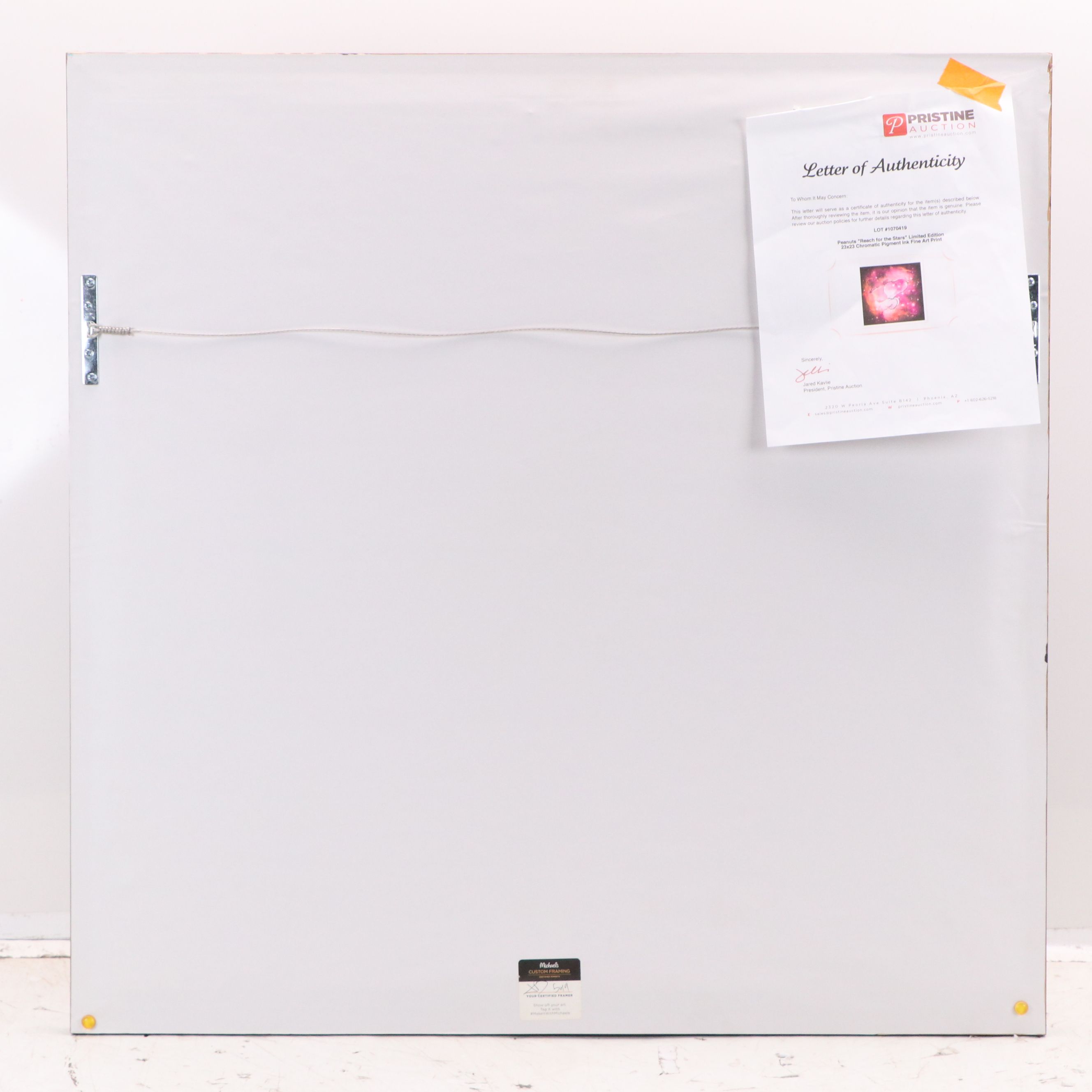 Peanuts Giclée "Reach for the Stars," Circa 2015