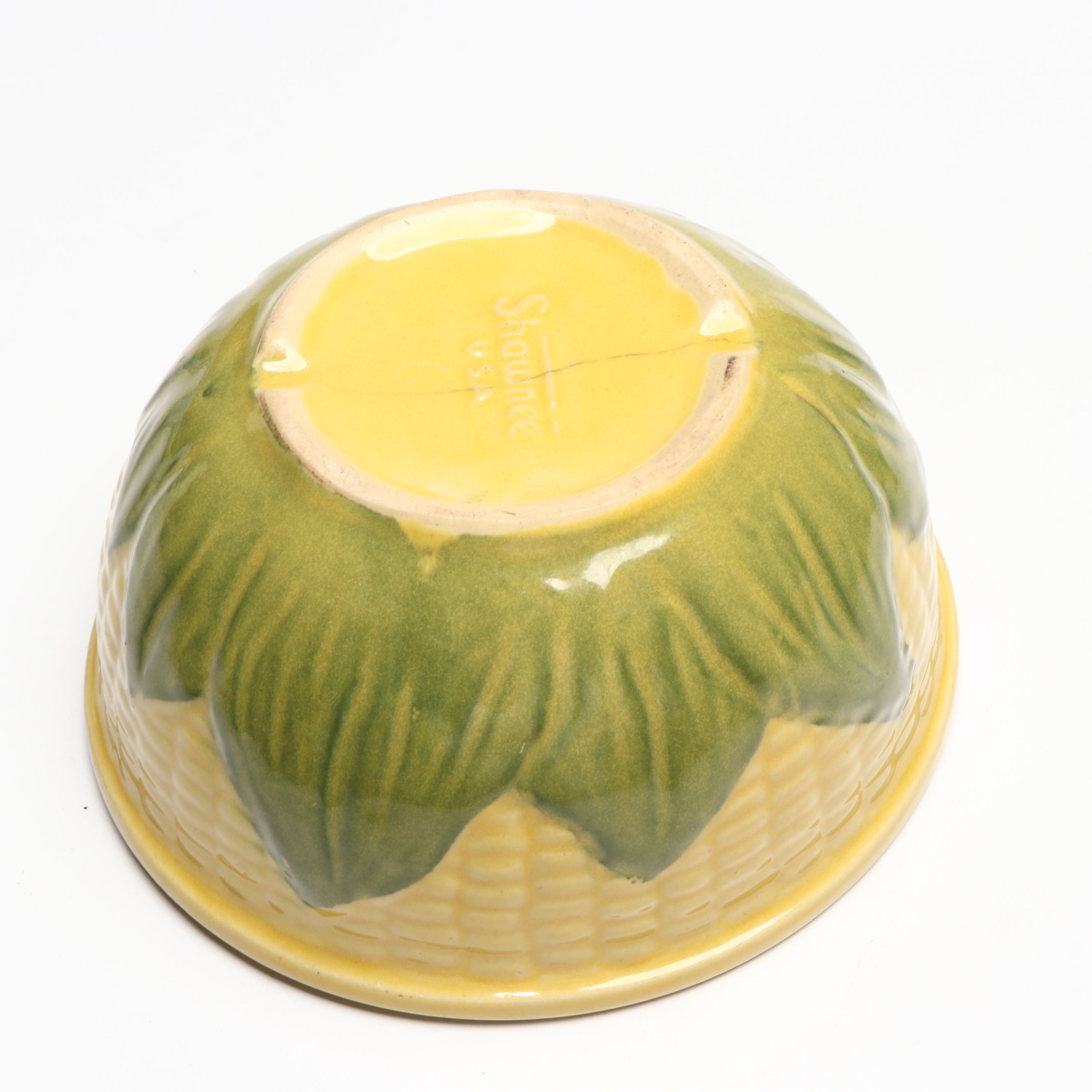 Shawnee Pottery "Corn King" Pitchers and Bowls, Mid-20th Century