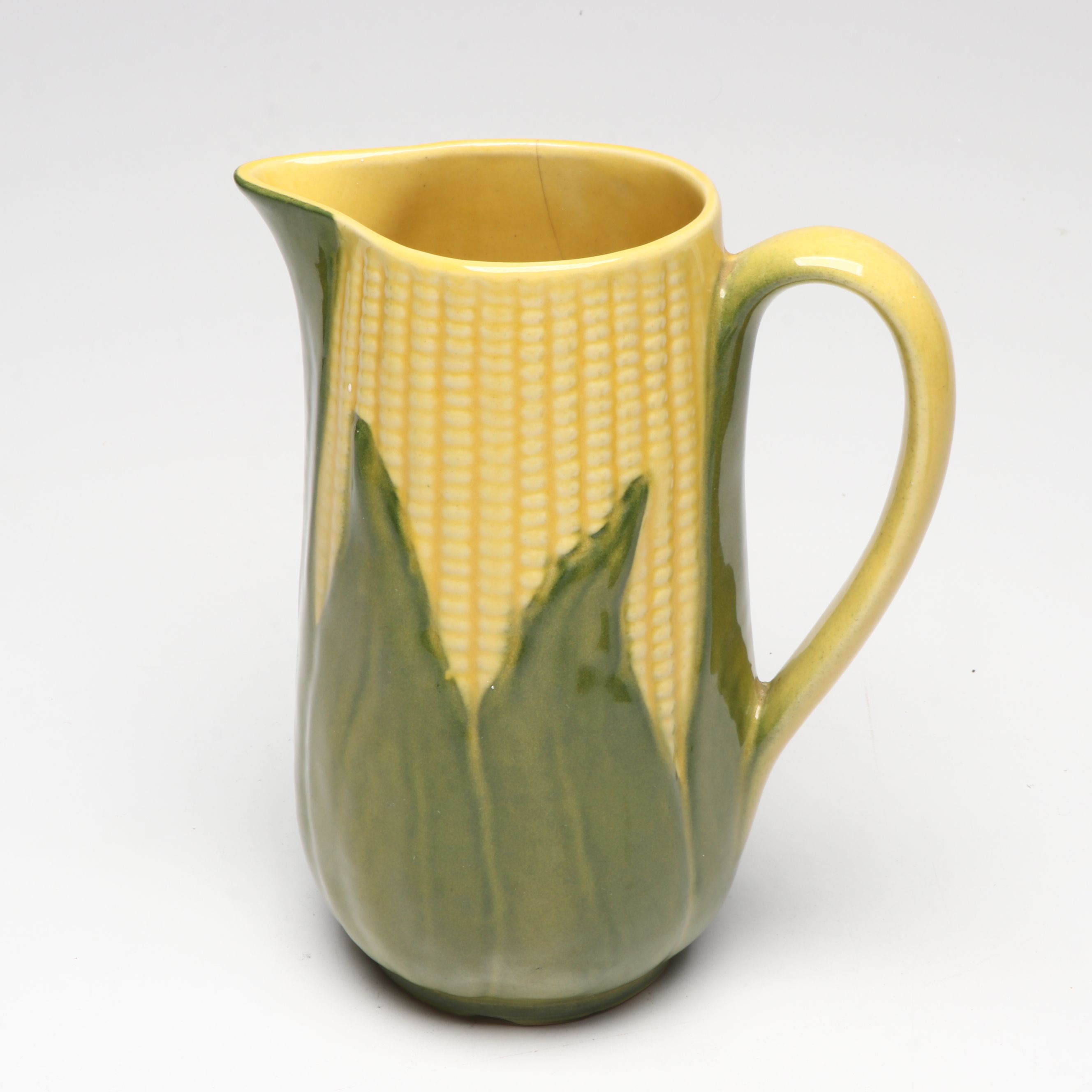 Shawnee Pottery "Corn King" Pitchers and Bowls, Mid-20th Century