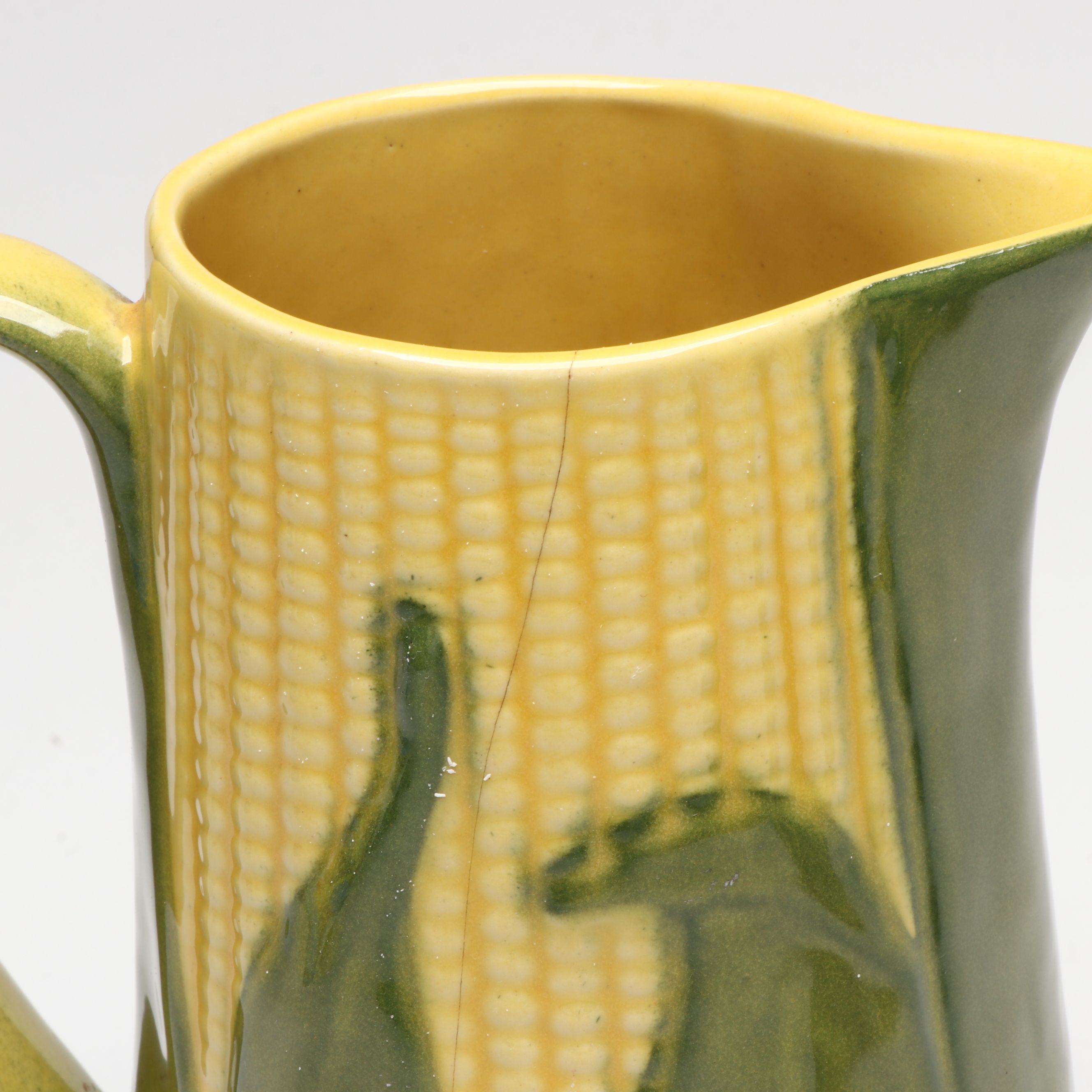 Shawnee Pottery "Corn King" Pitchers and Bowls, Mid-20th Century