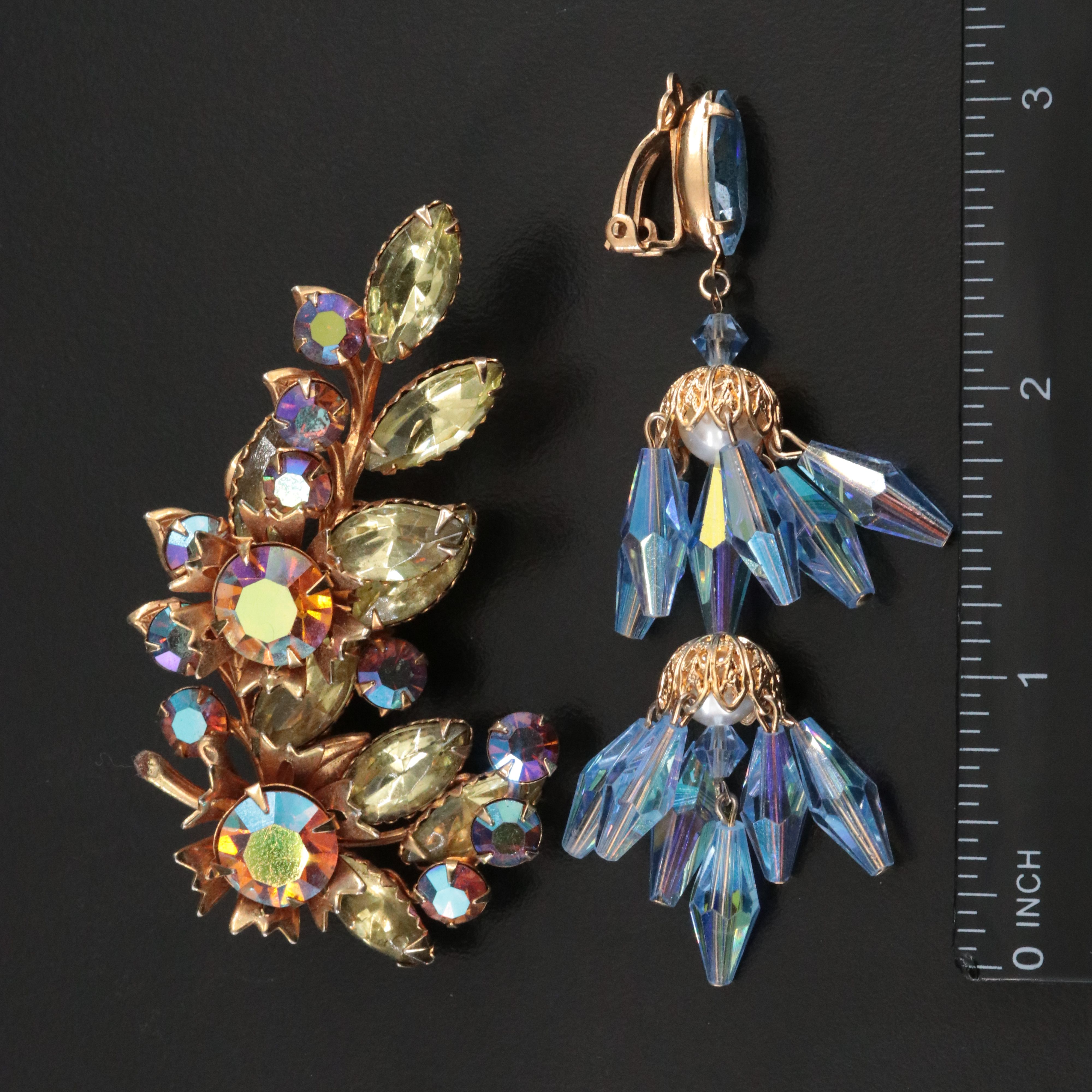Lewis Segal, Juliana and Aurora Borealis Featured in Rhinestone Jewelry