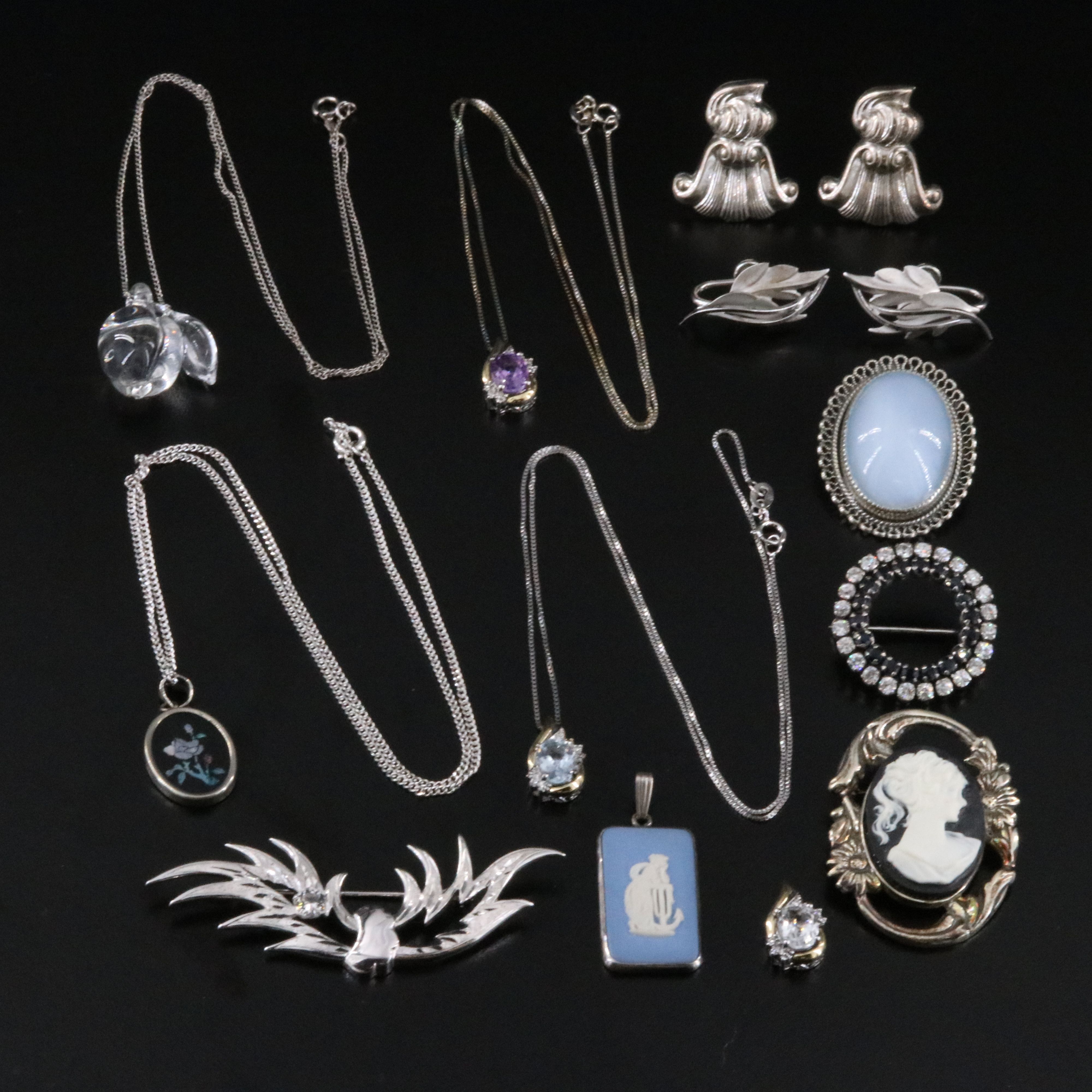 Sterling, Jasperware and Amethyst Featured in Jewelry Collection