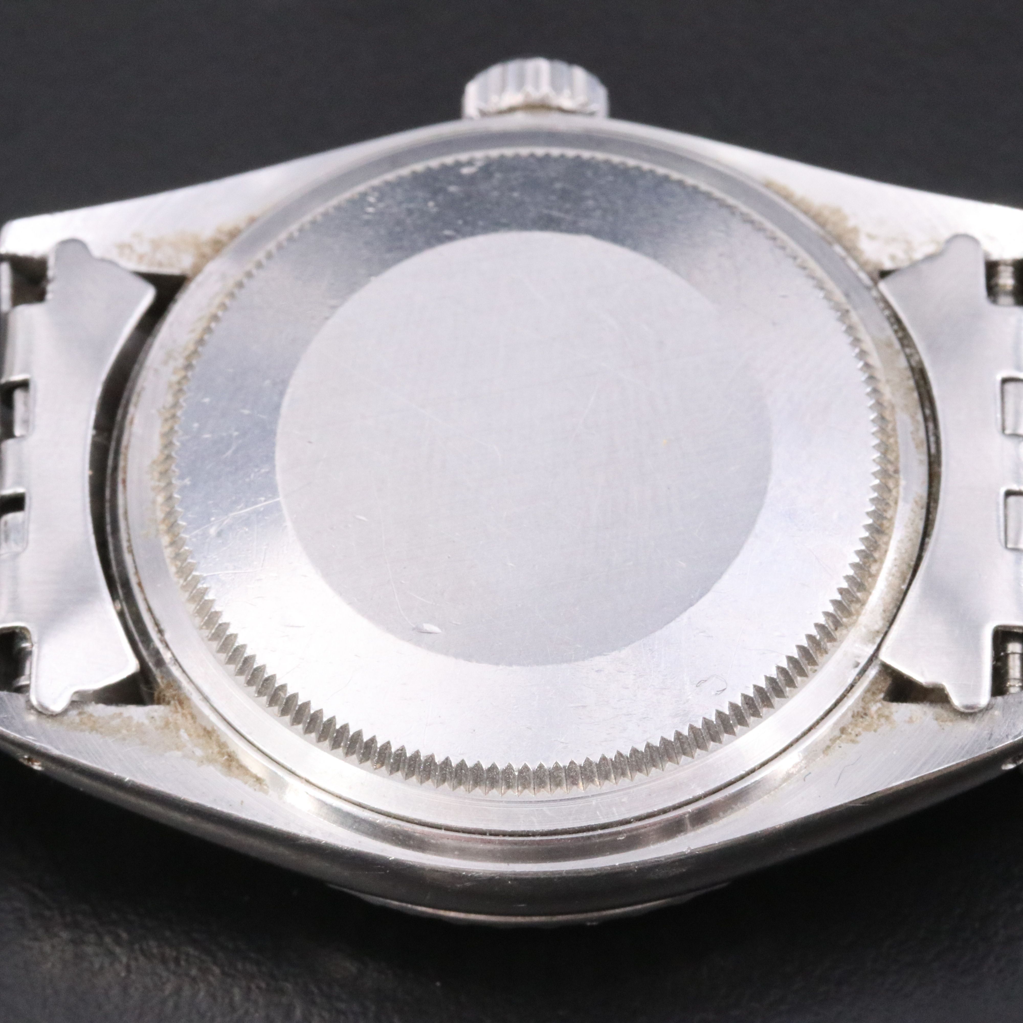 1978 Rolex Engine Turned Bezel Datejust Tiffany & Co. Dial Watch