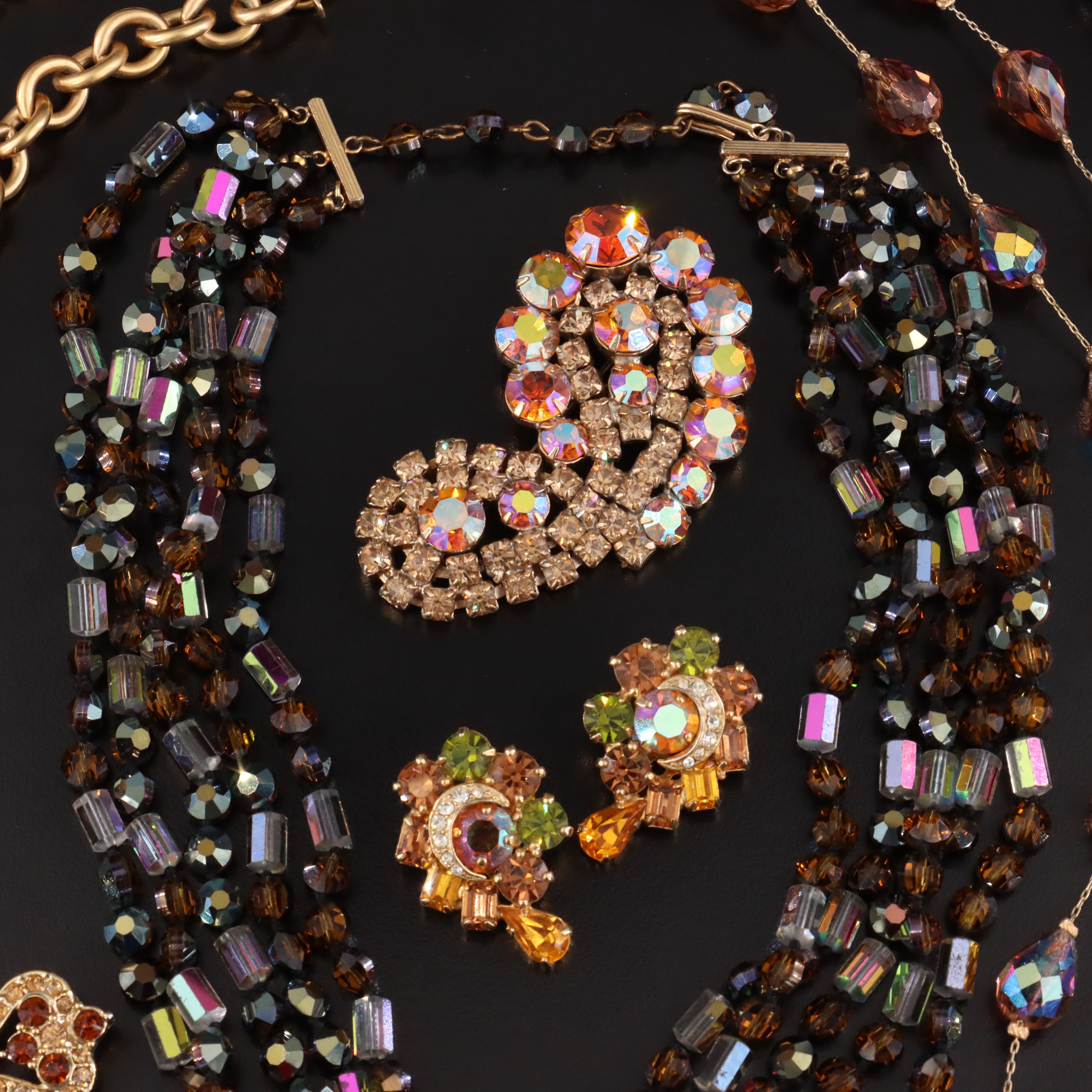 Weiss, Vendôme & Kramer ft. in Vintage Crystal, Givré Glass & Rhinestone Jewelry