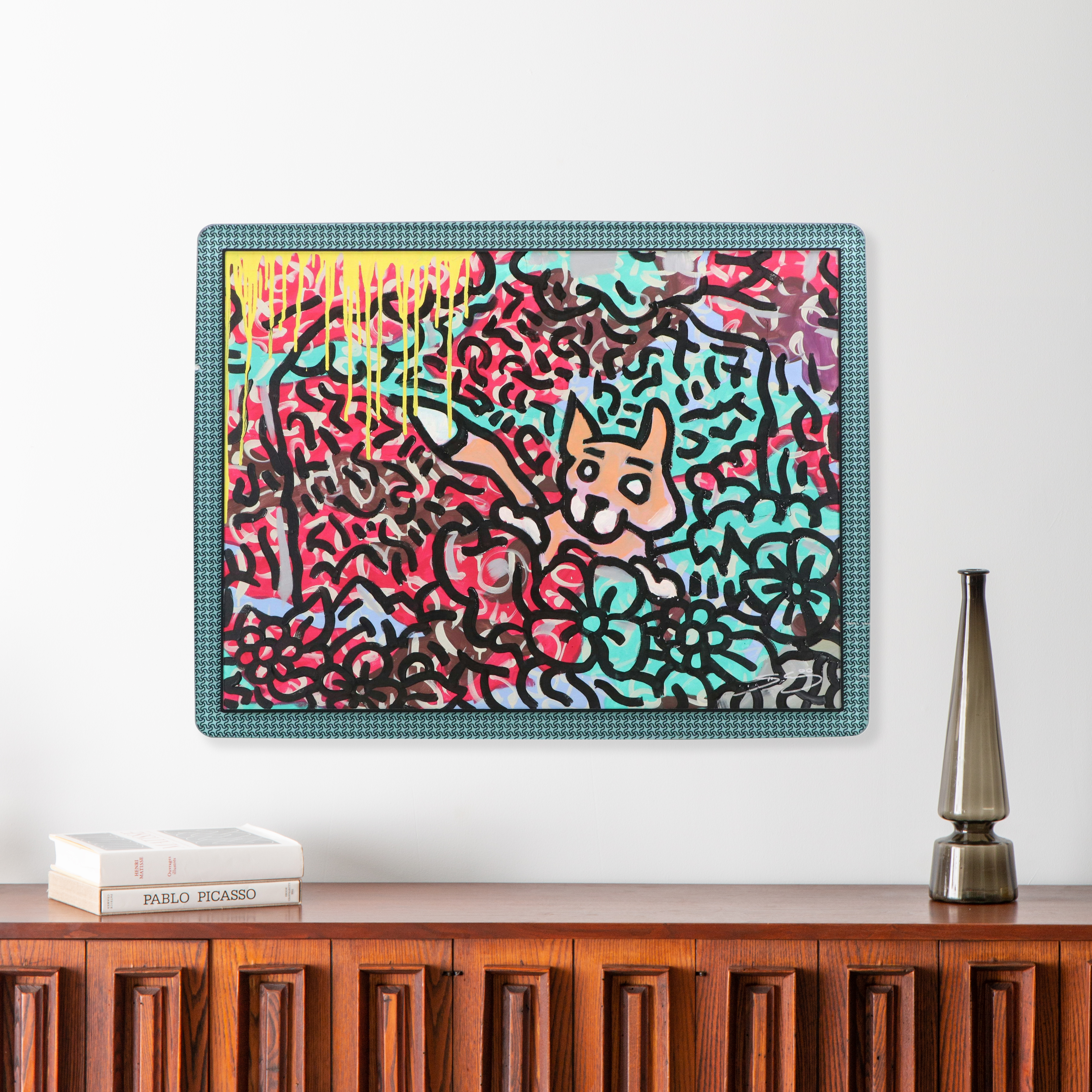 Scott Einsig Acrylic Painting on Canvas "Untitled Original," 2010