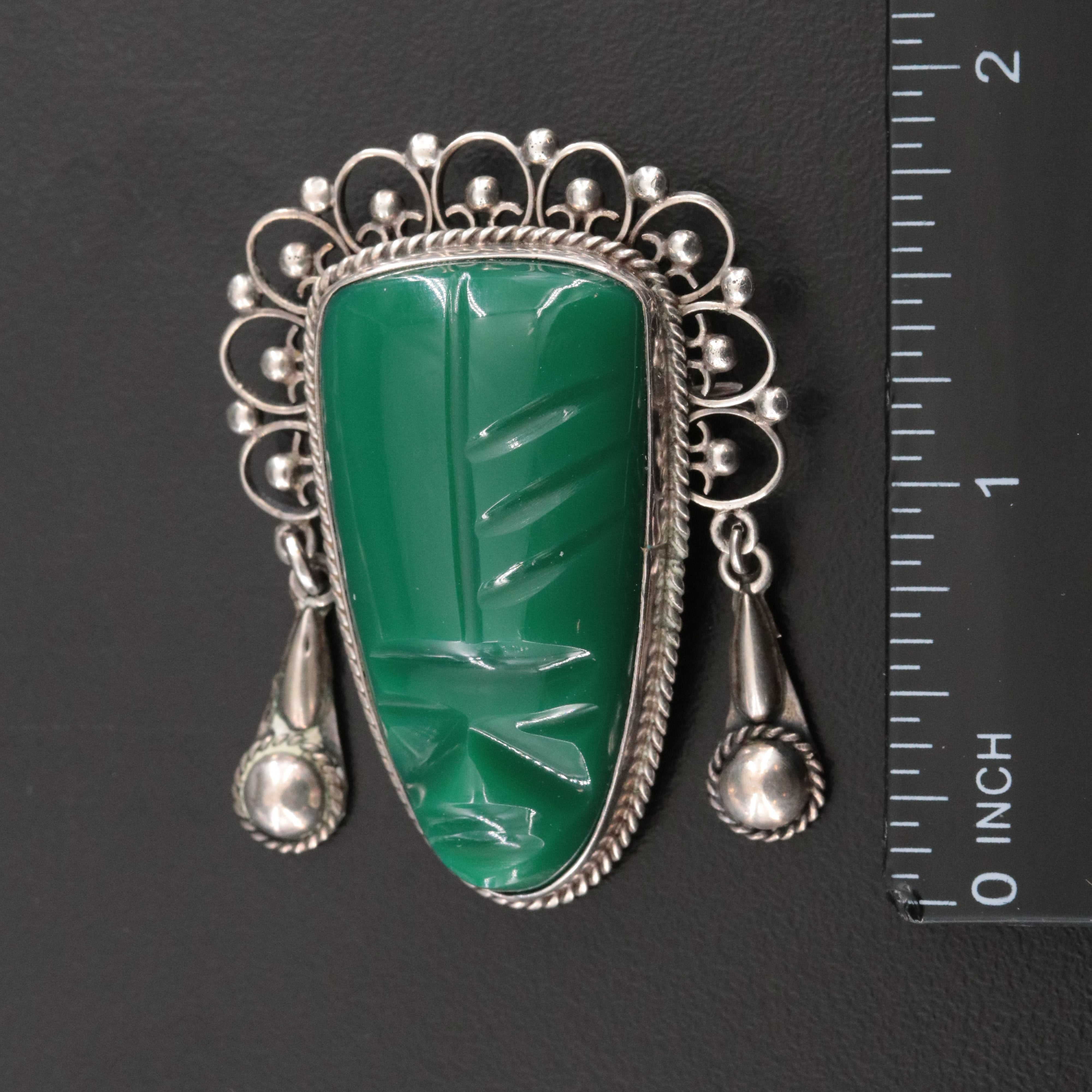 Mexican Sterling Jewelry Including Abalone, Enamel and Obsidian