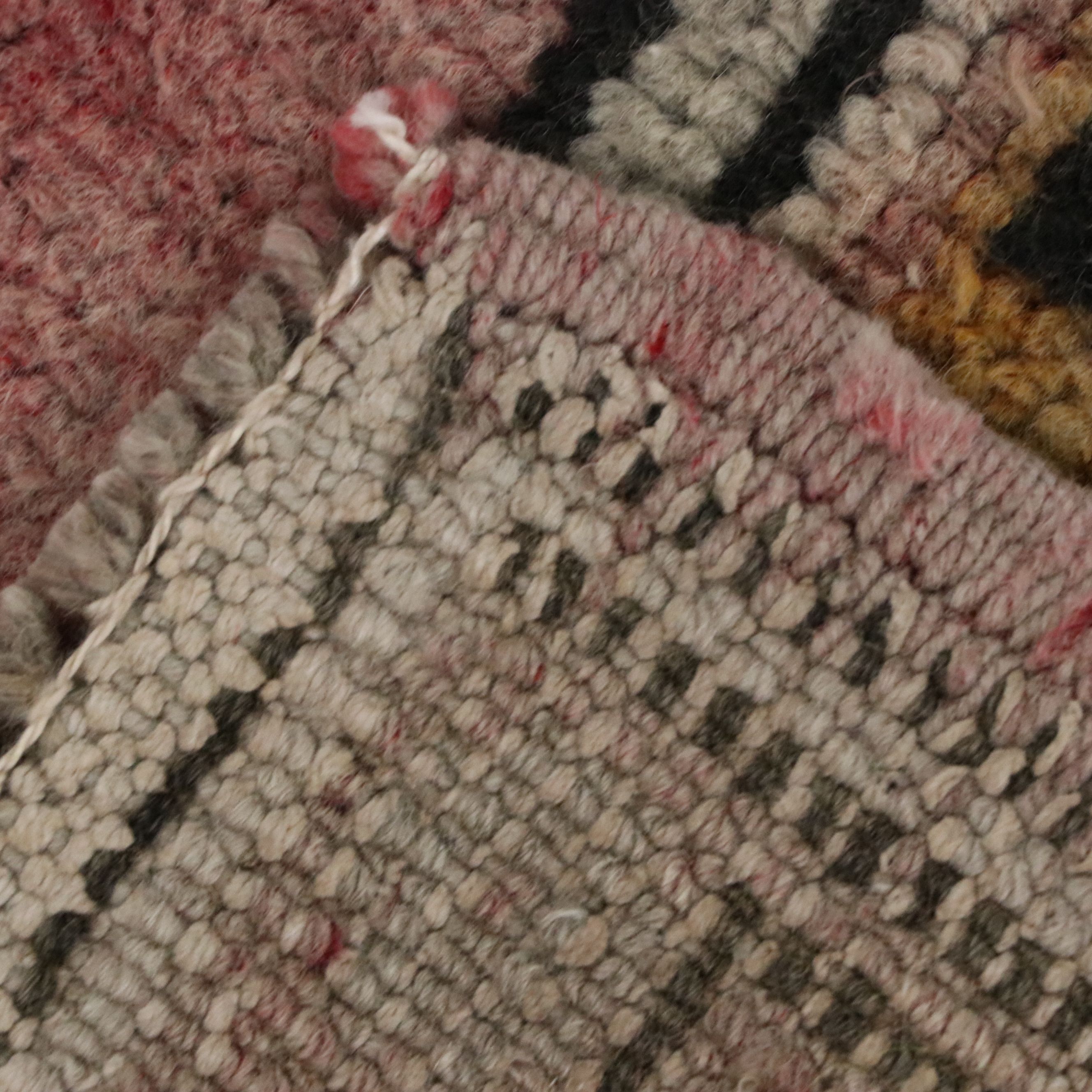 4' x 7'2 Hand-Knotted Turkish Konya Area Rug