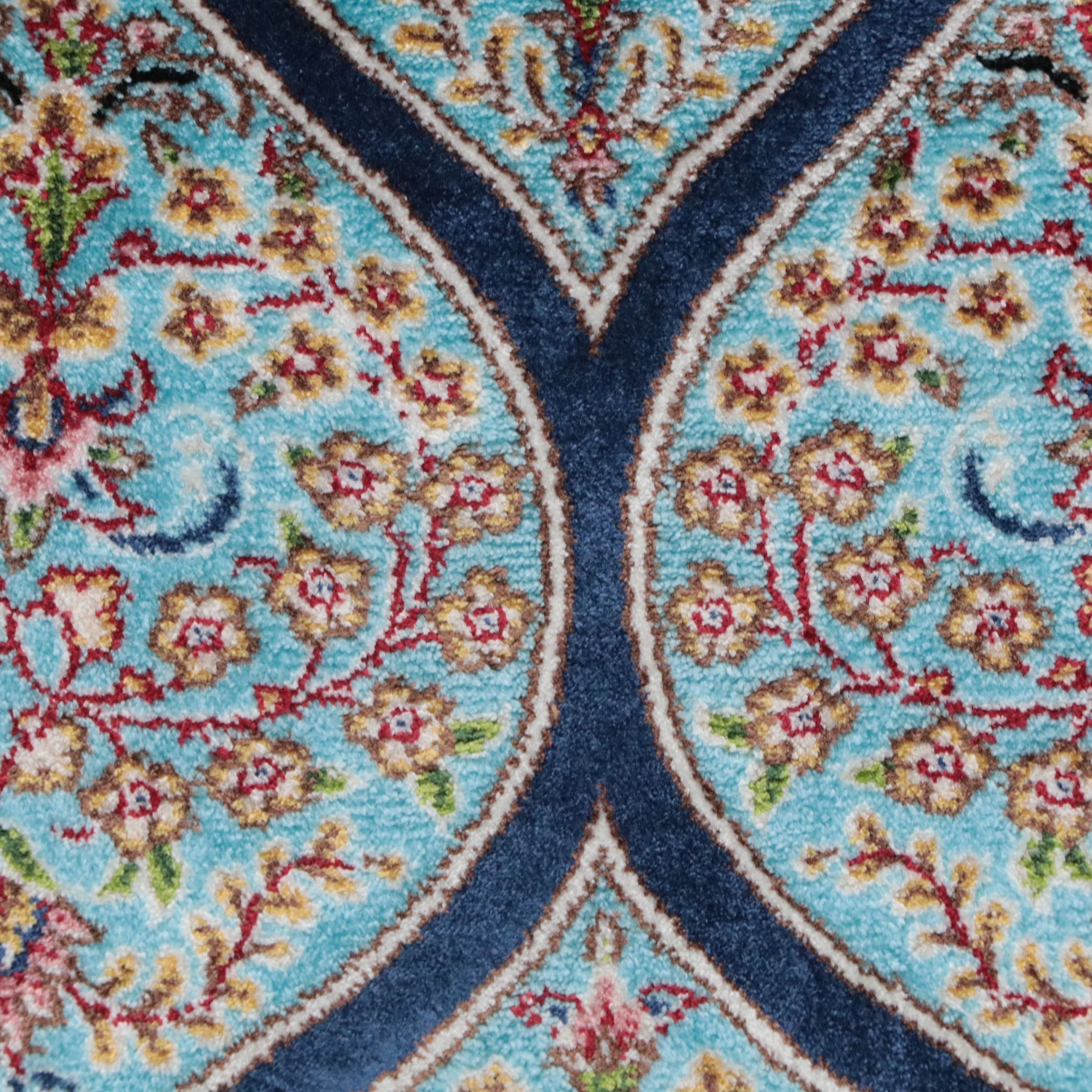 1'11 x 6'4 Machine Made Turkish Qom Carpet Runner