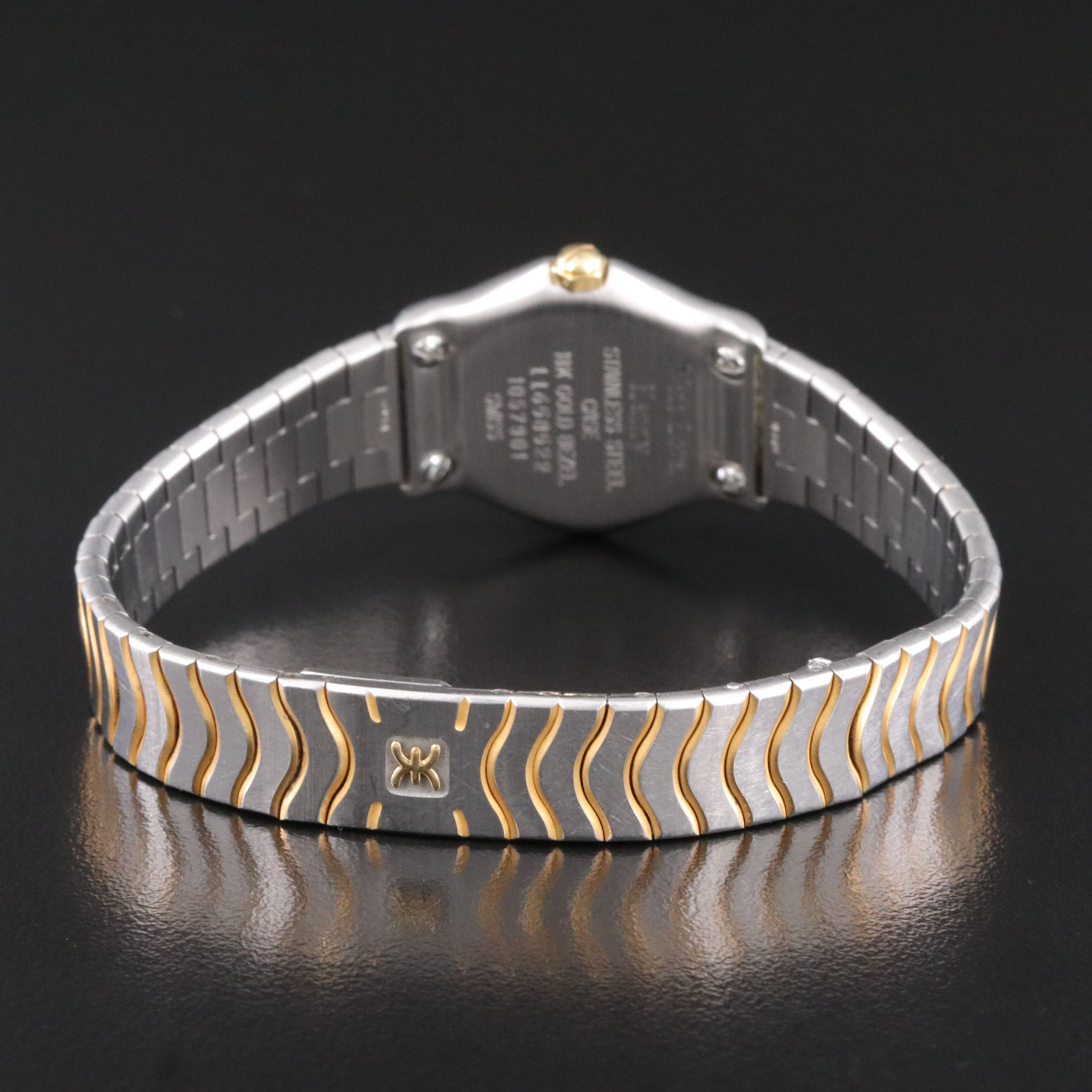 Ebel Mini Classic Wave 18K and Stainless Steel Swiss Quartz Watch