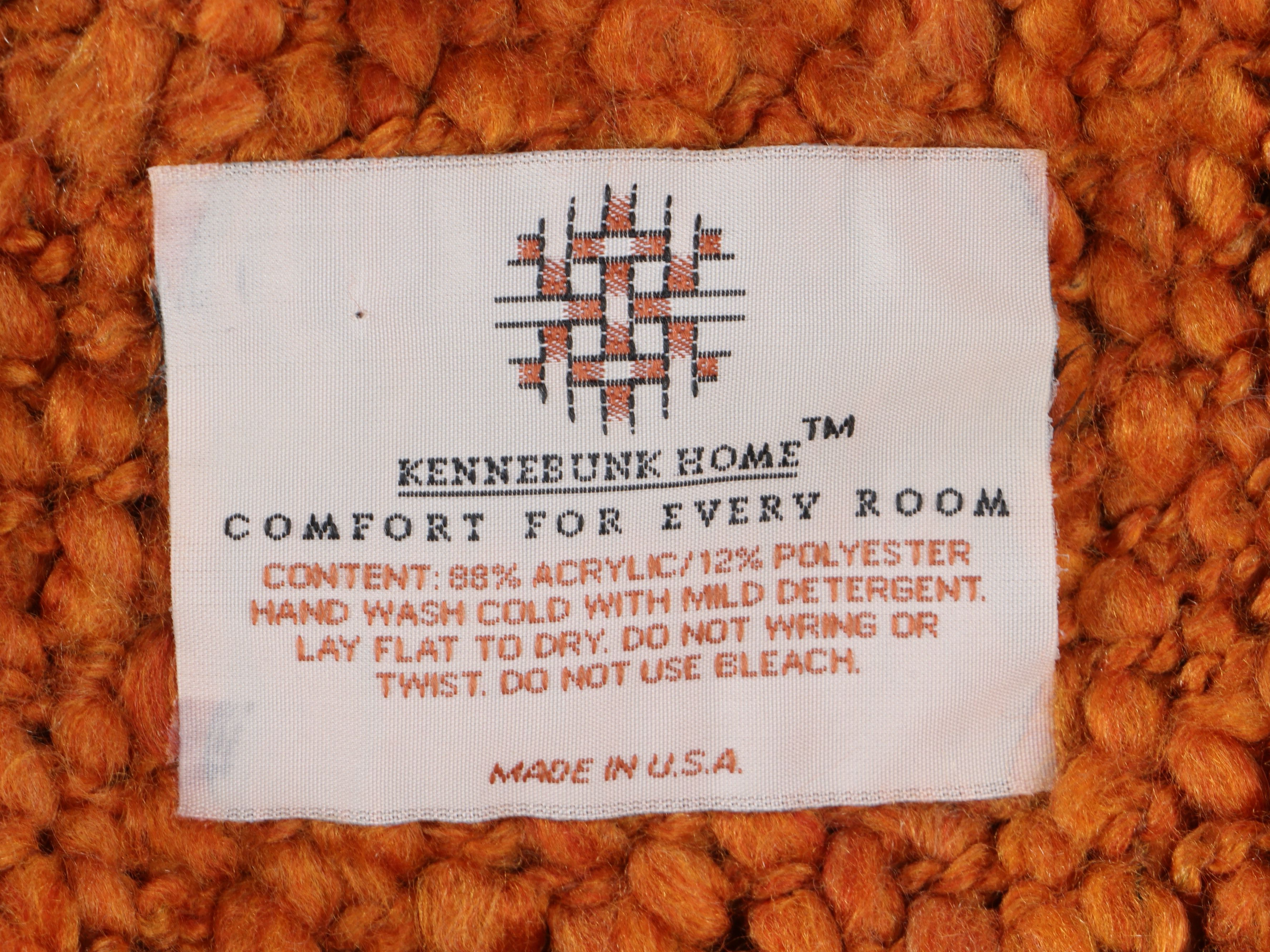 Kennebunk Home Acrylic Blanket with Safavieh Couture and Other Throw Pillows