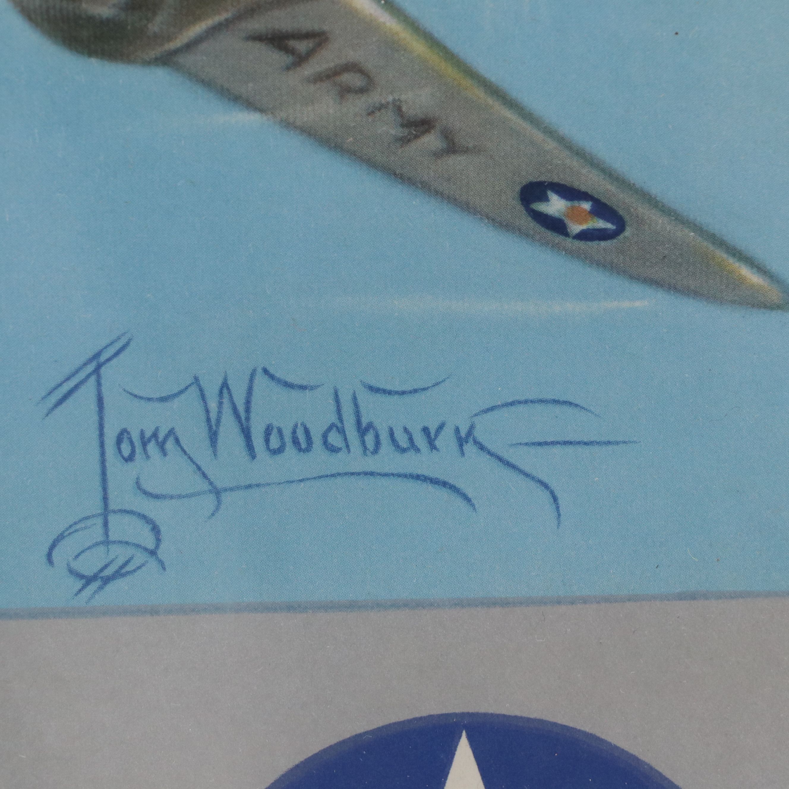 Tom Woodburn Offset Lithograph "Wings Over America," Circa 1939