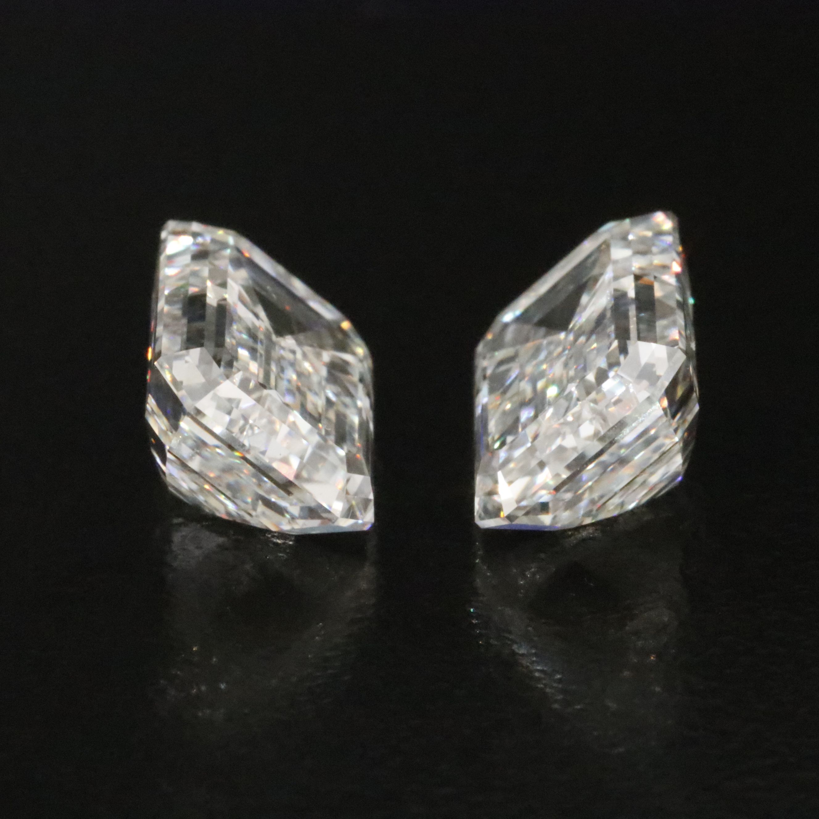Loose 10.14 CTW Lab Grown Diamond Matched Pair with IGI Reports