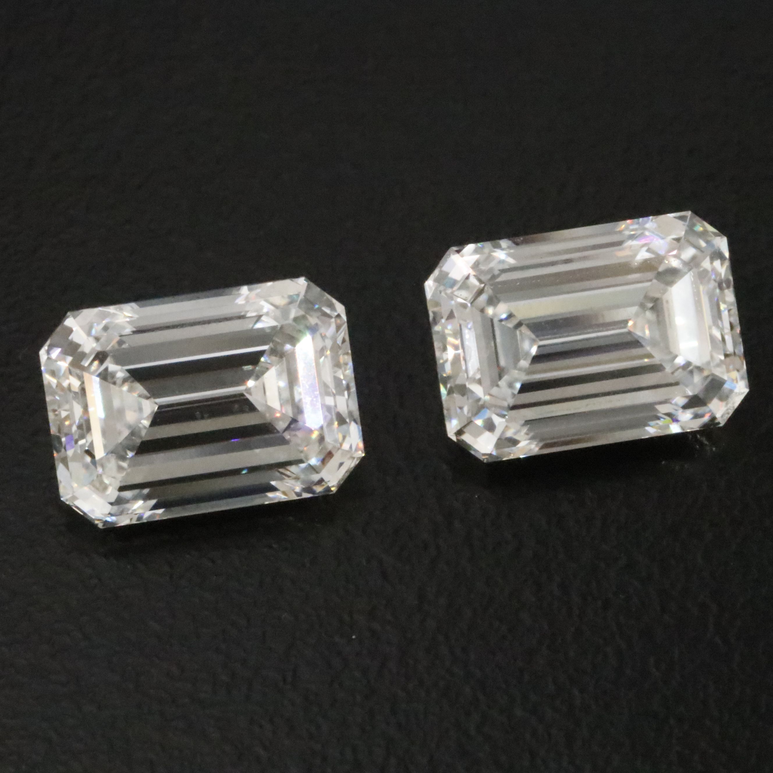 Loose 10.14 CTW Lab Grown Diamond Matched Pair with IGI Reports