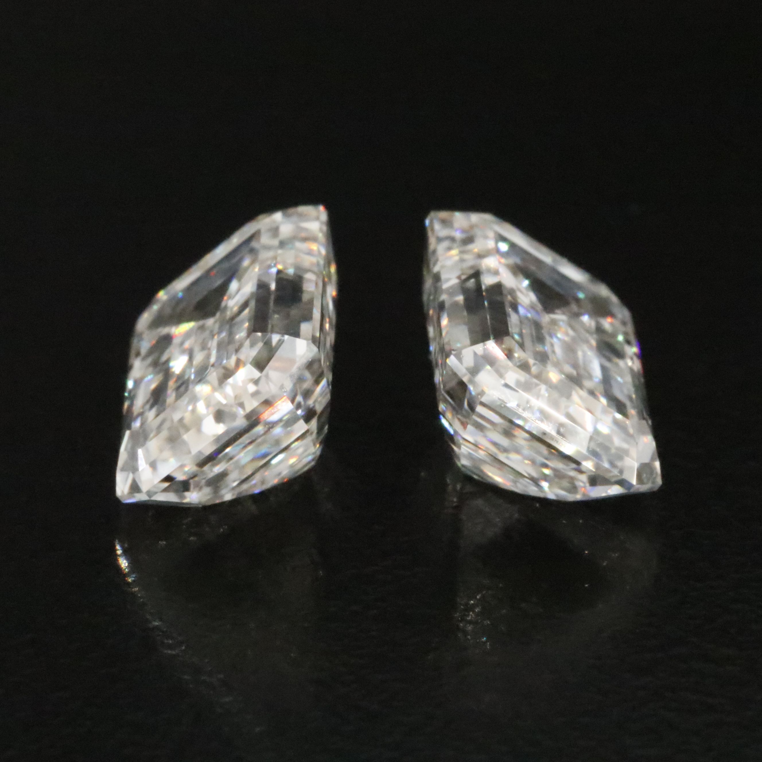 Loose 10.14 CTW Lab Grown Diamond Matched Pair with IGI Reports