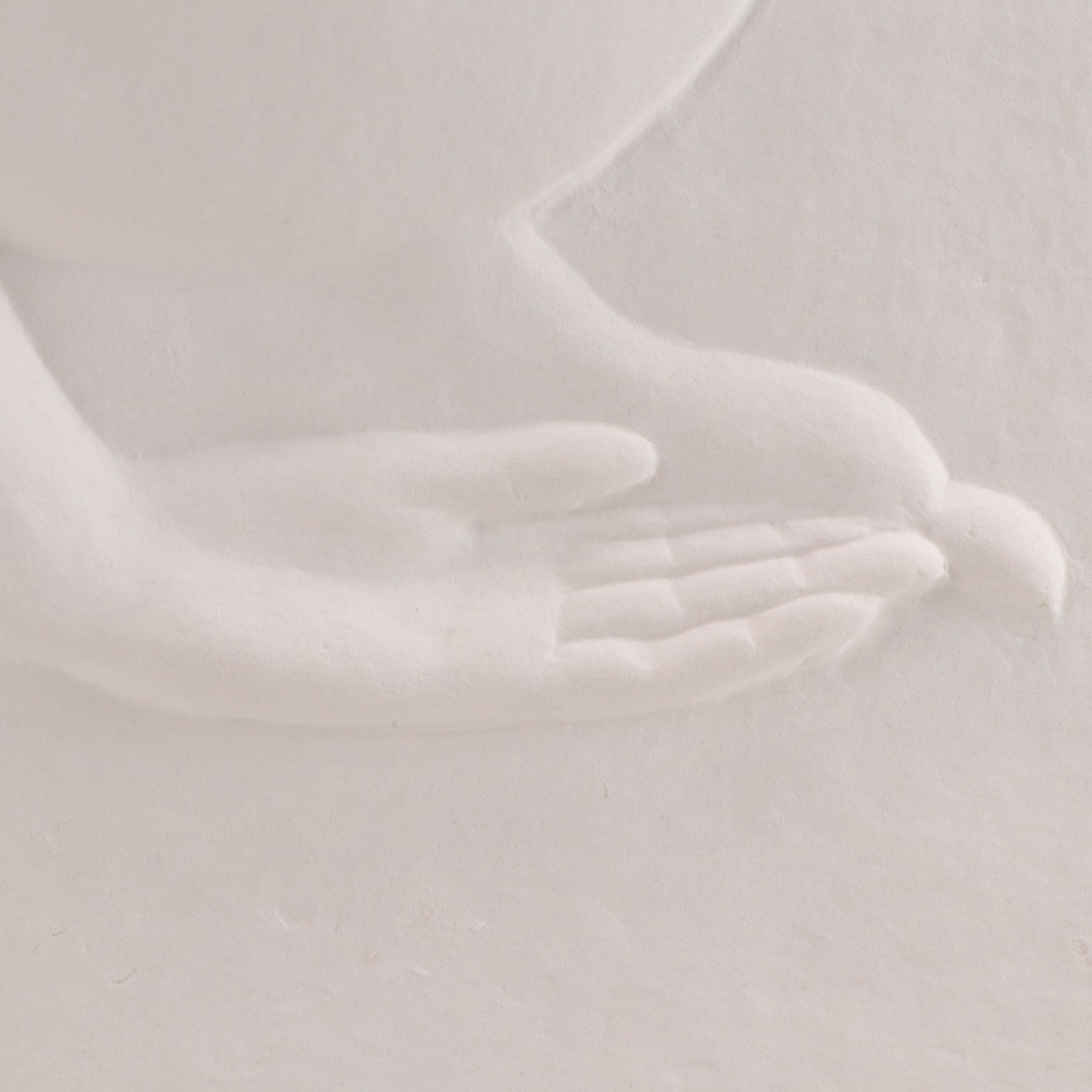 Harvey Edwards Cast Paper Relief Sculpture "Silent Shadow," Late 20th Century