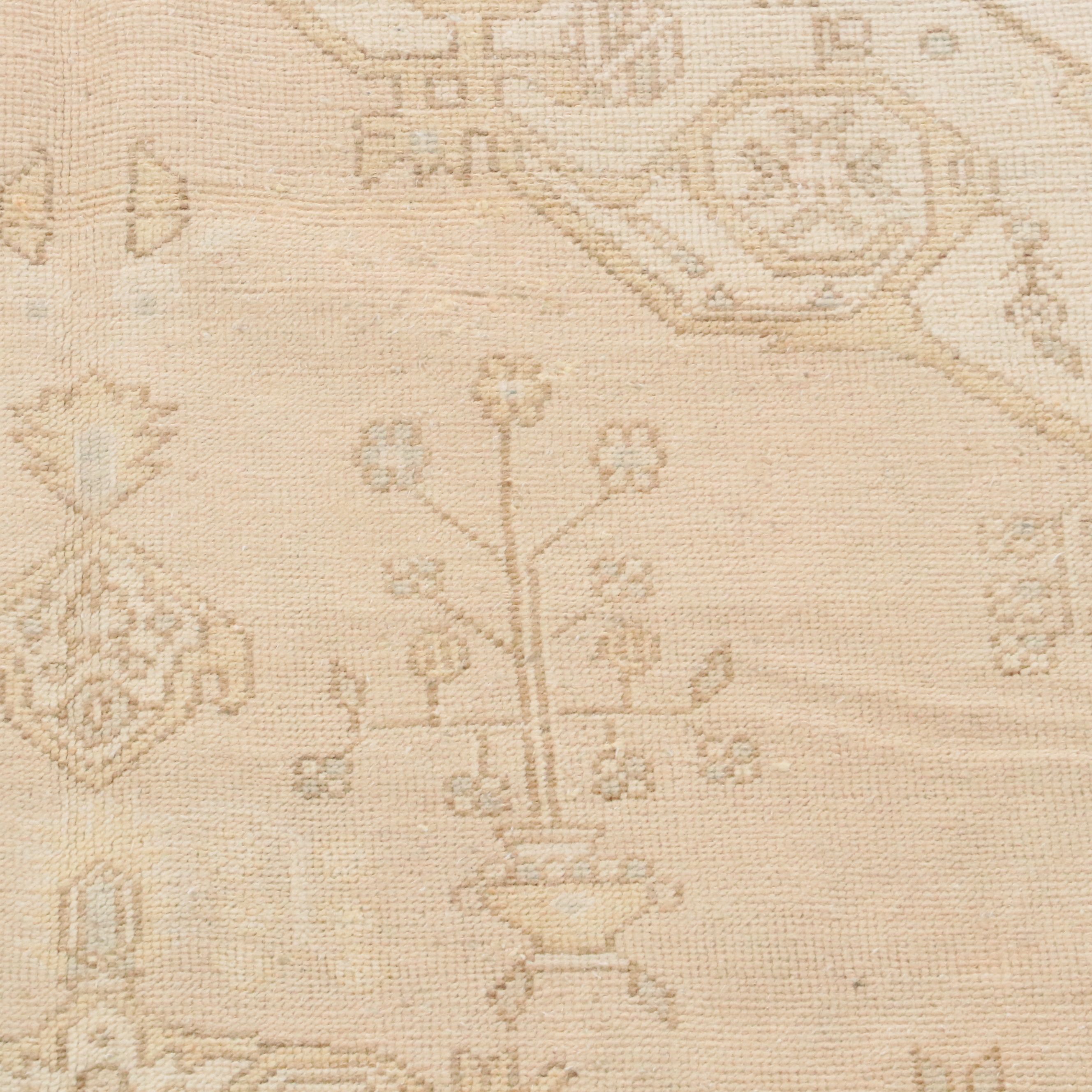 5'4 x 8'11 Hand-Knotted Turkish Oushak Area Rug