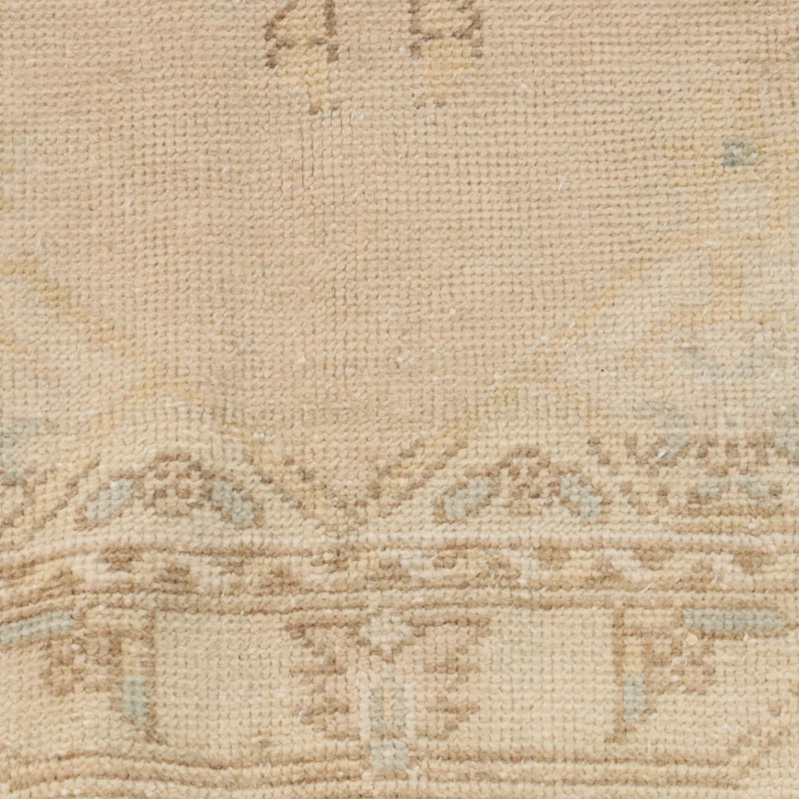 5'4 x 8'11 Hand-Knotted Turkish Oushak Area Rug