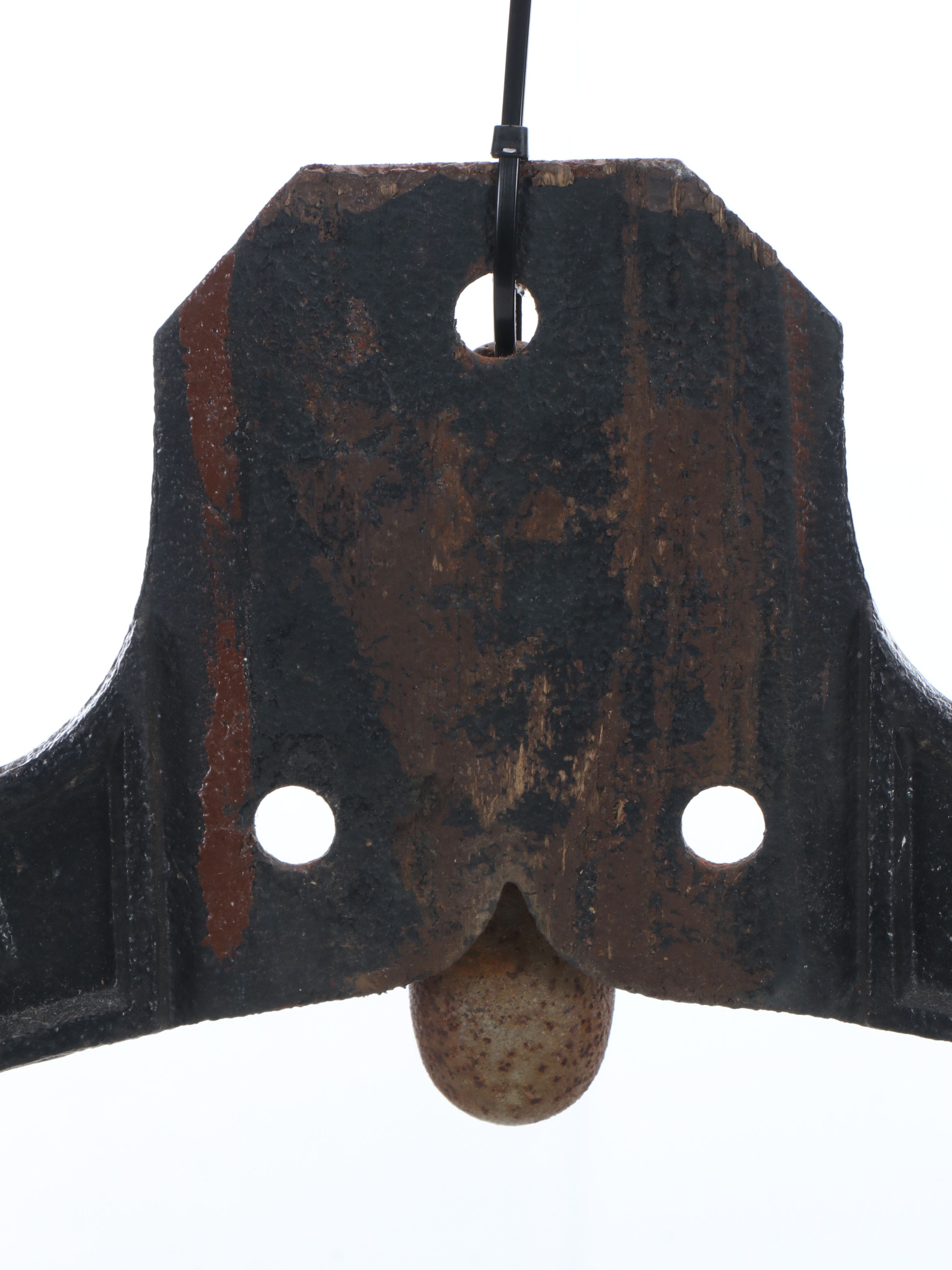 Cast Iron Farm or School Bell with Cast Iron Yoke