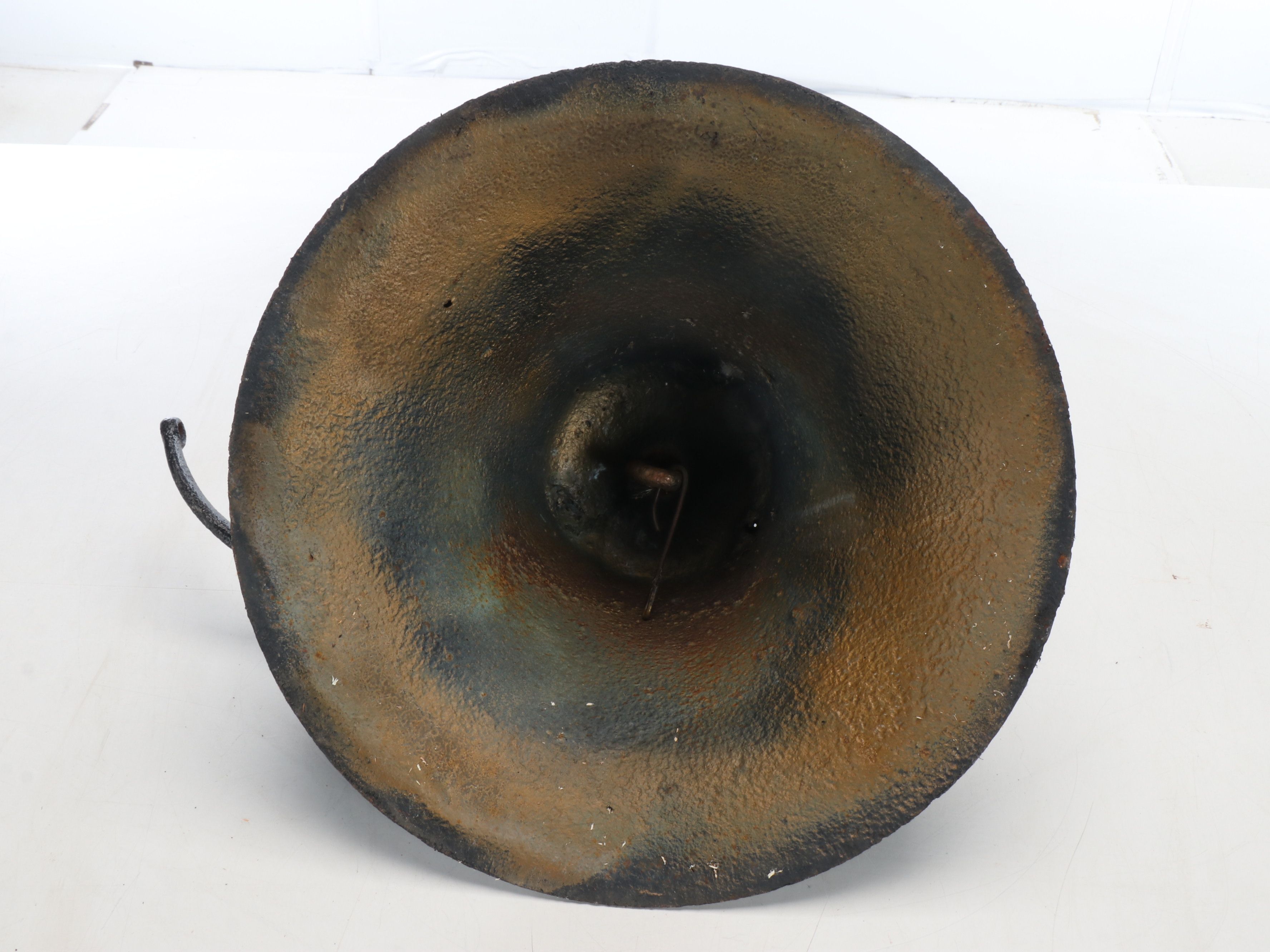 Cast Iron Farm or School Bell with Cast Iron Yoke