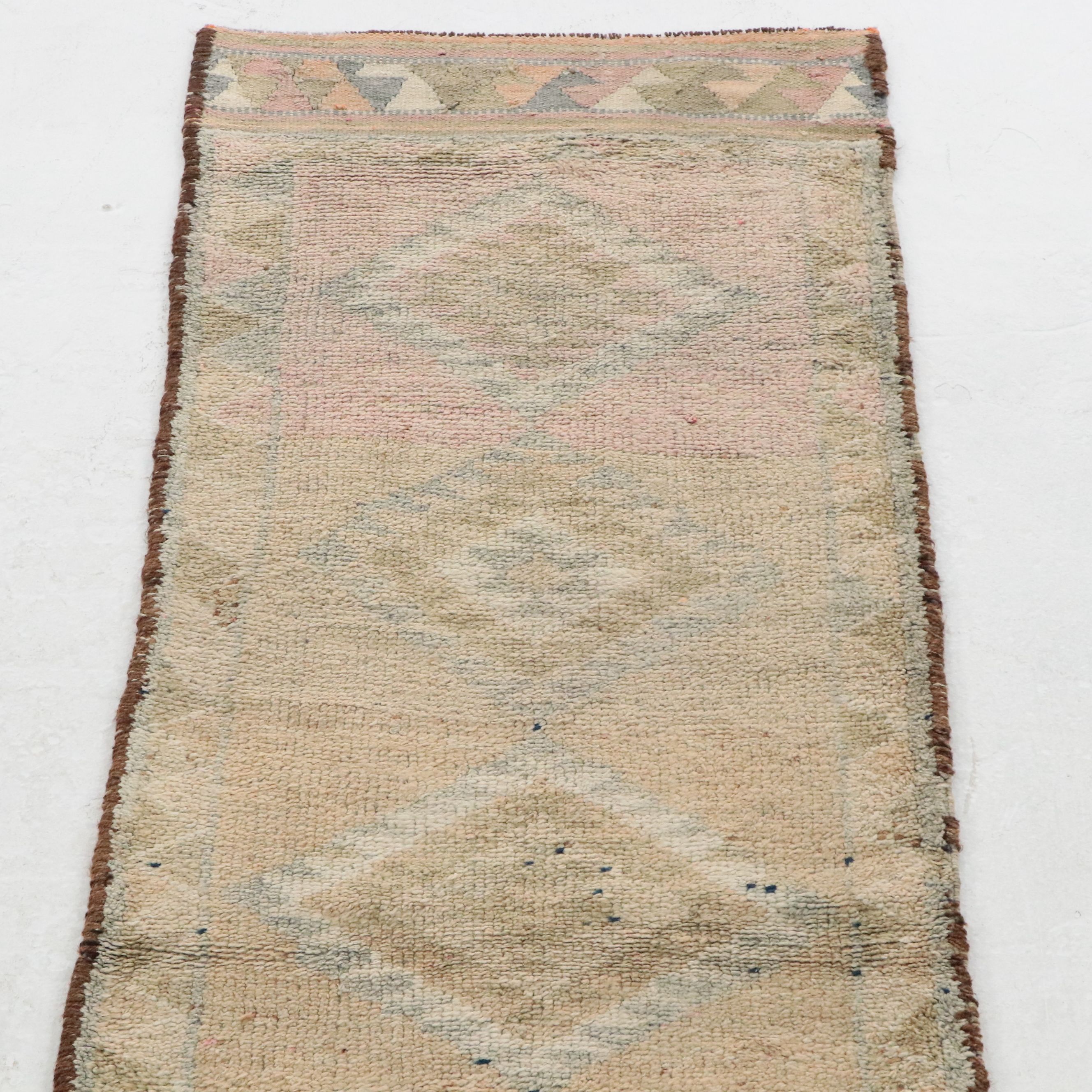 3'2 x 10'2 Hand-Knotted Turkish Anatolian Long Rug