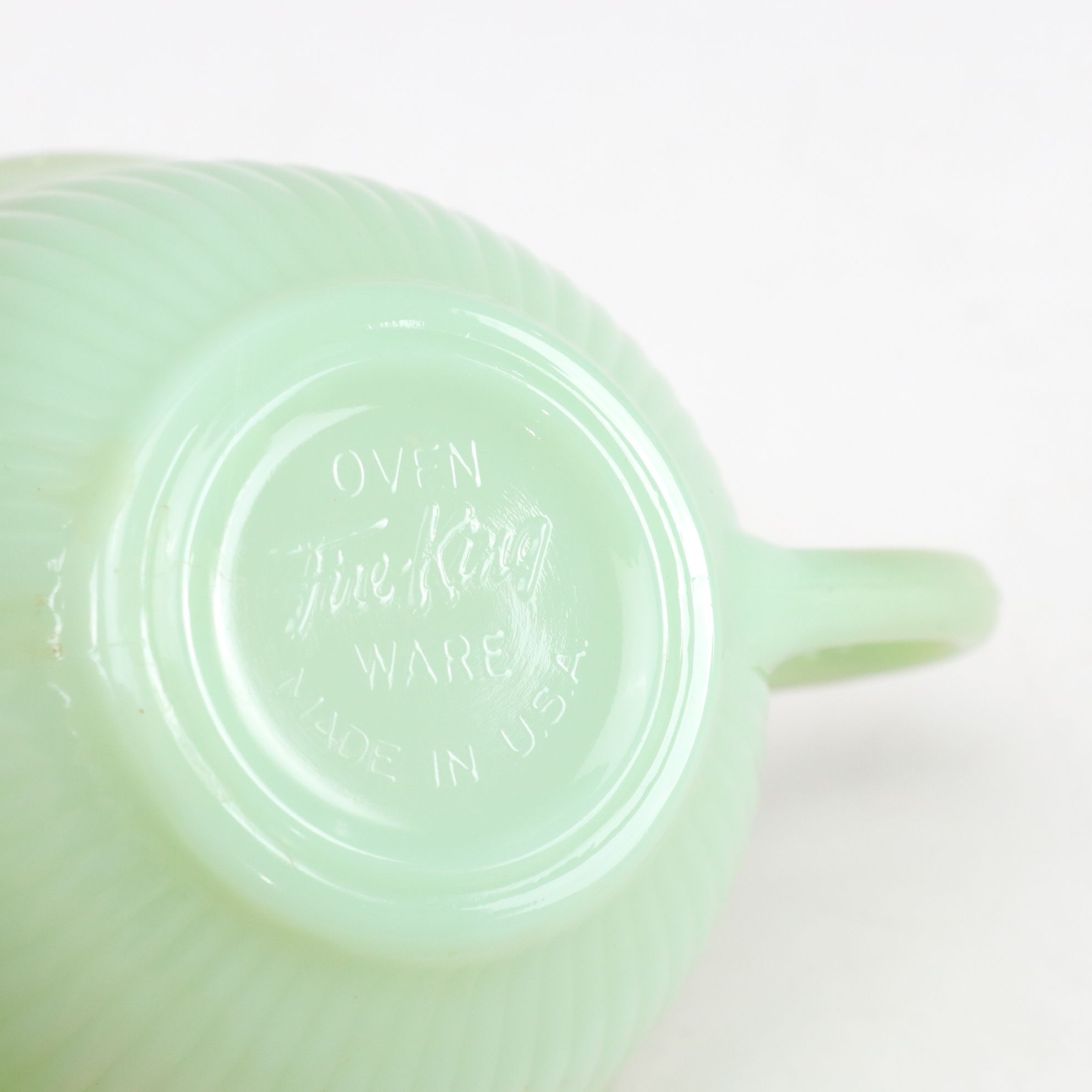 Anchor Hocking "Jane Ray Jade Ite" Cups, Dinner Plates and More