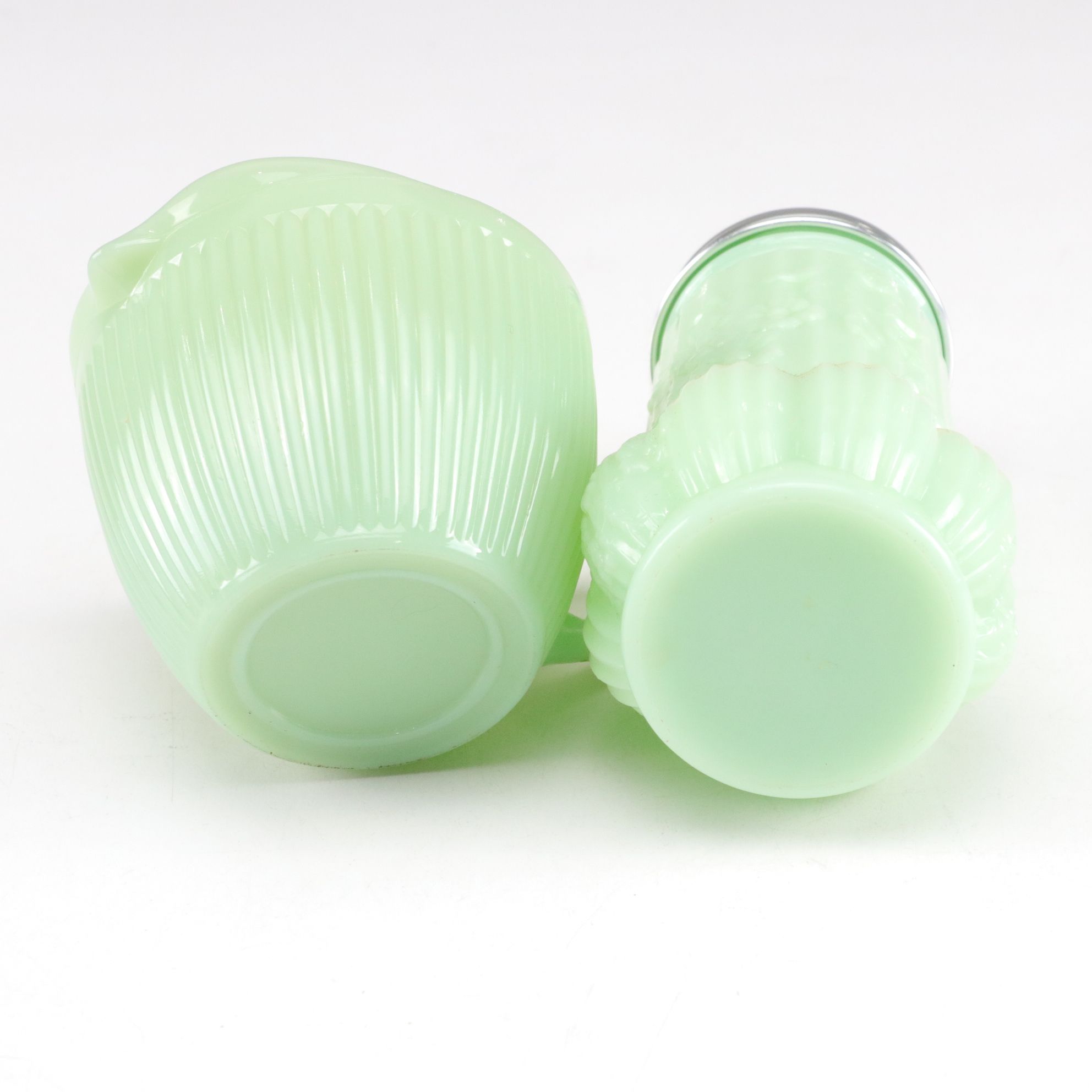 Anchor Hocking "Jane Ray Jade Ite" Cups, Dinner Plates and More