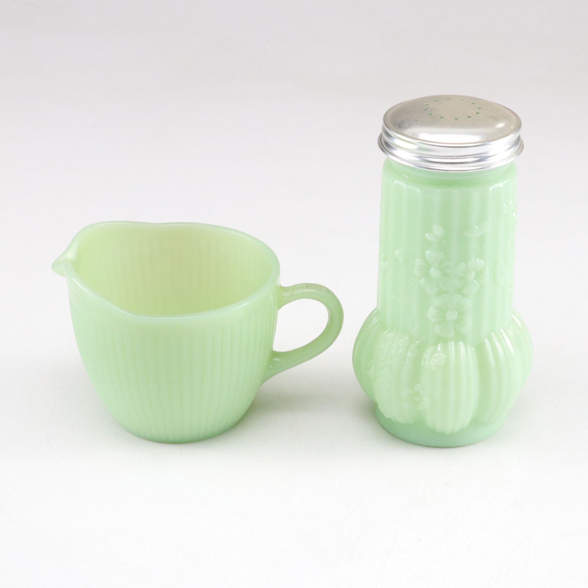 Anchor Hocking "Jane Ray Jade Ite" Cups, Dinner Plates and More