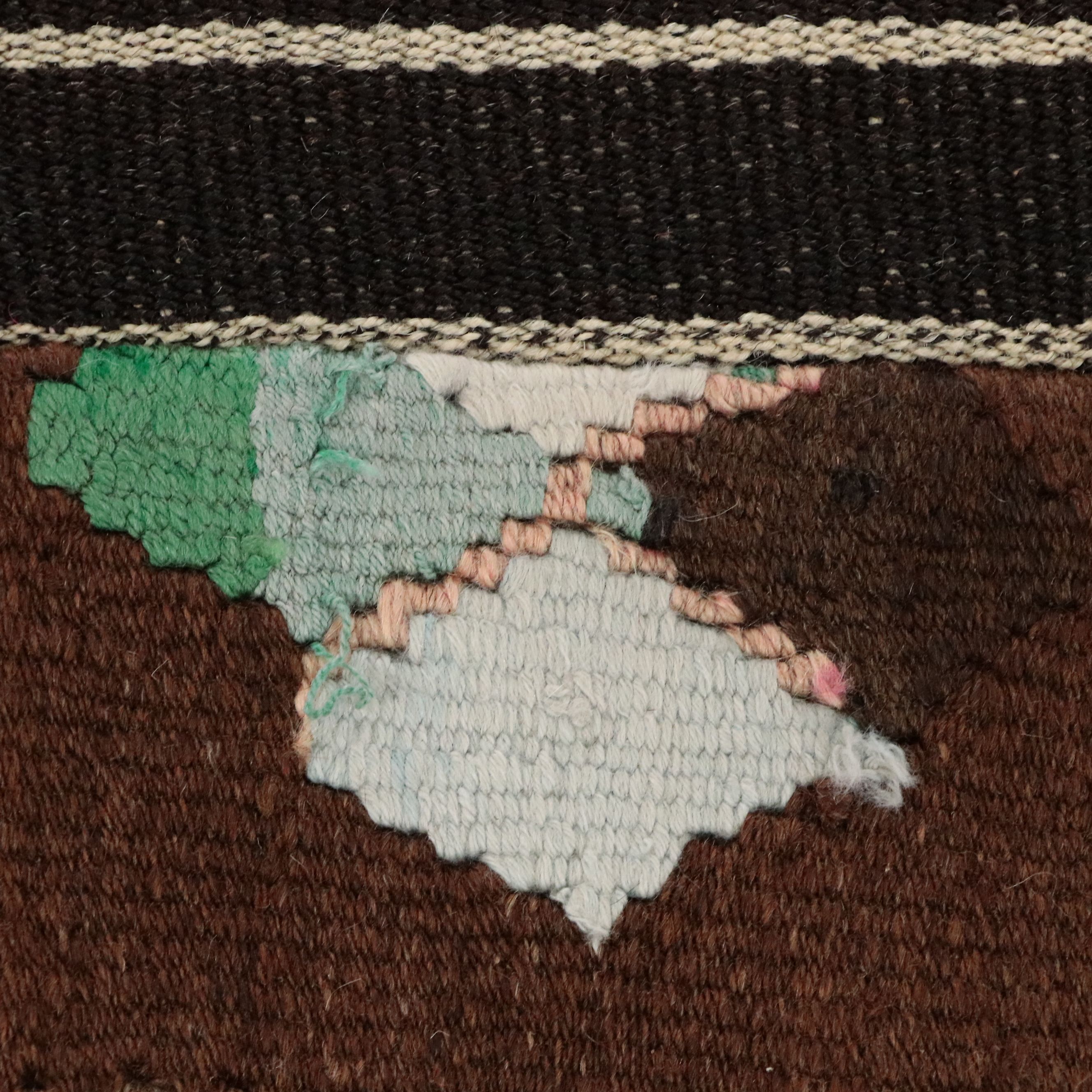 6'8 x 9'9 Handmade Turkish Patchwork Area Rug