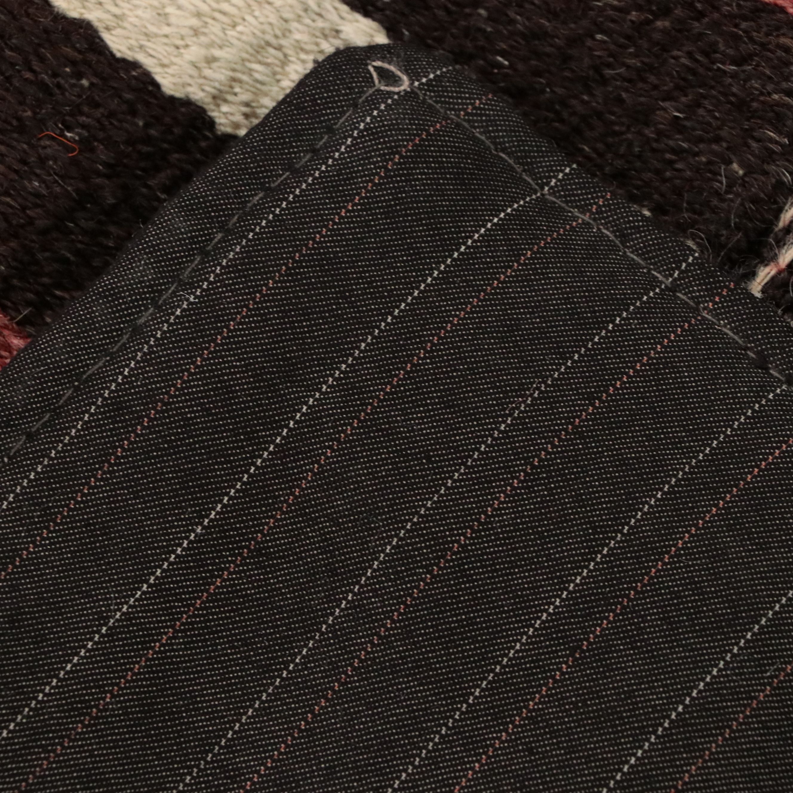 6'8 x 9'9 Handmade Turkish Patchwork Area Rug