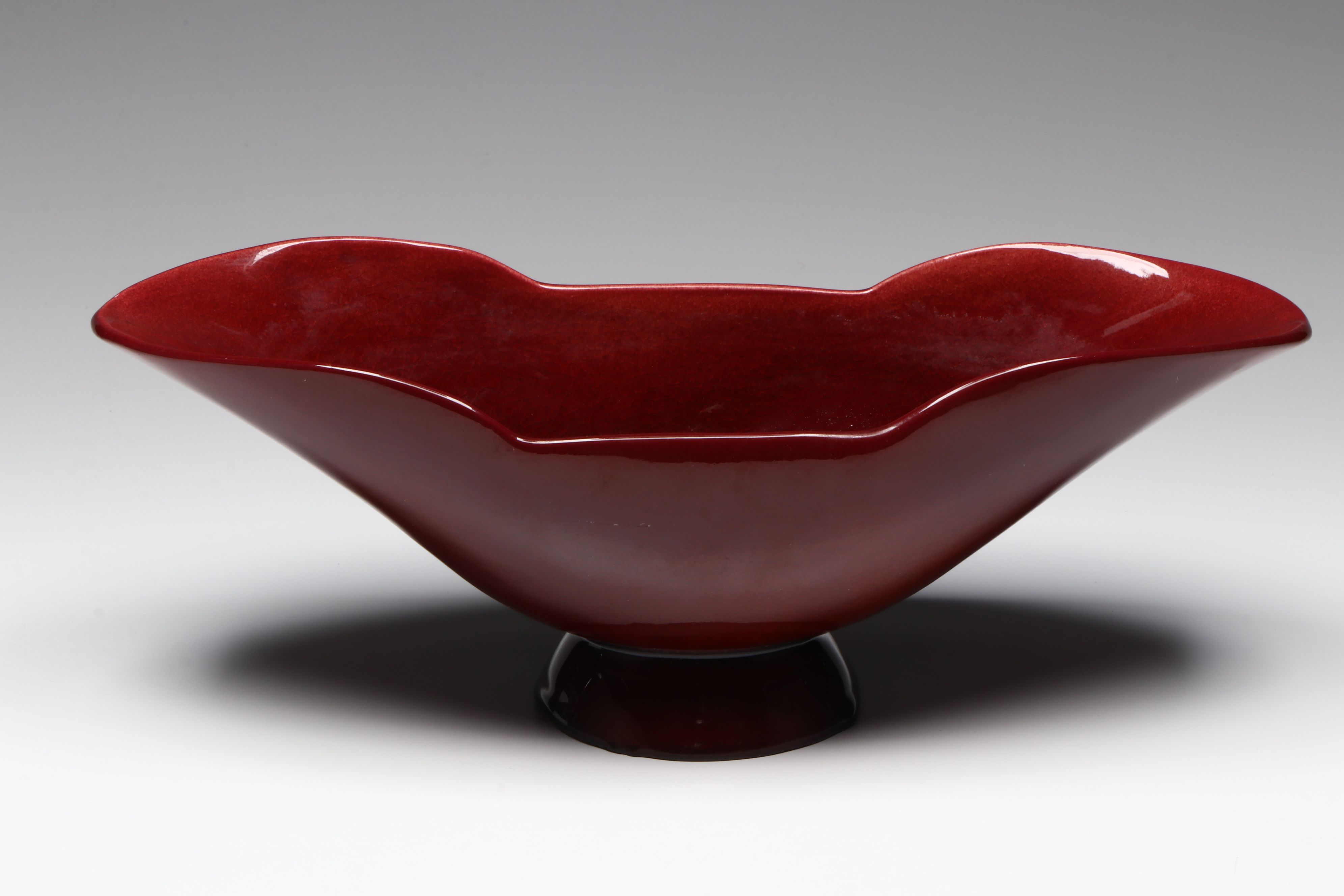 Rookwood Pottery Centerpiece Bowl and Tray, Mid-20th Century