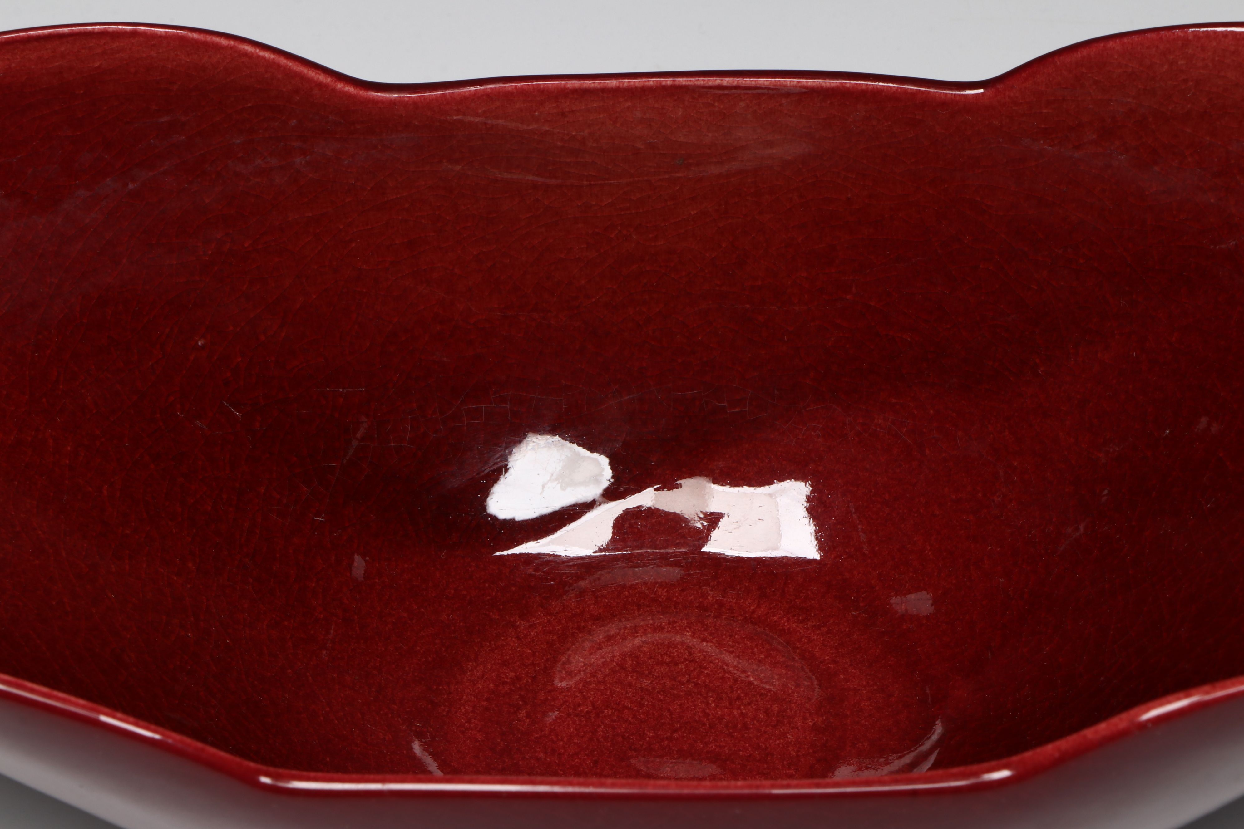 Rookwood Pottery Centerpiece Bowl and Tray, Mid-20th Century