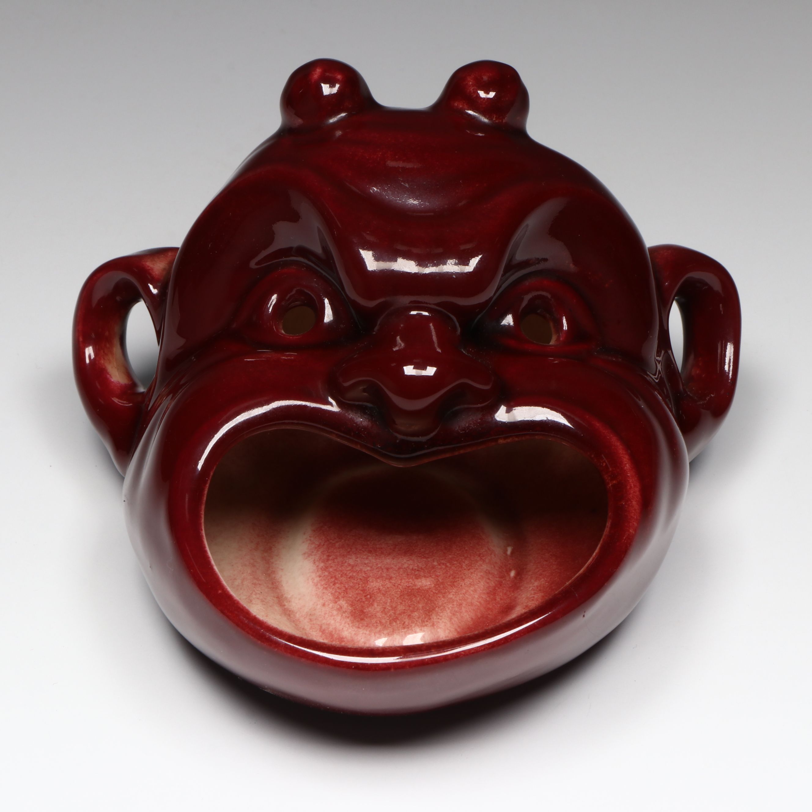 Rookwood Pottery Devil Head Ashtray, 1948