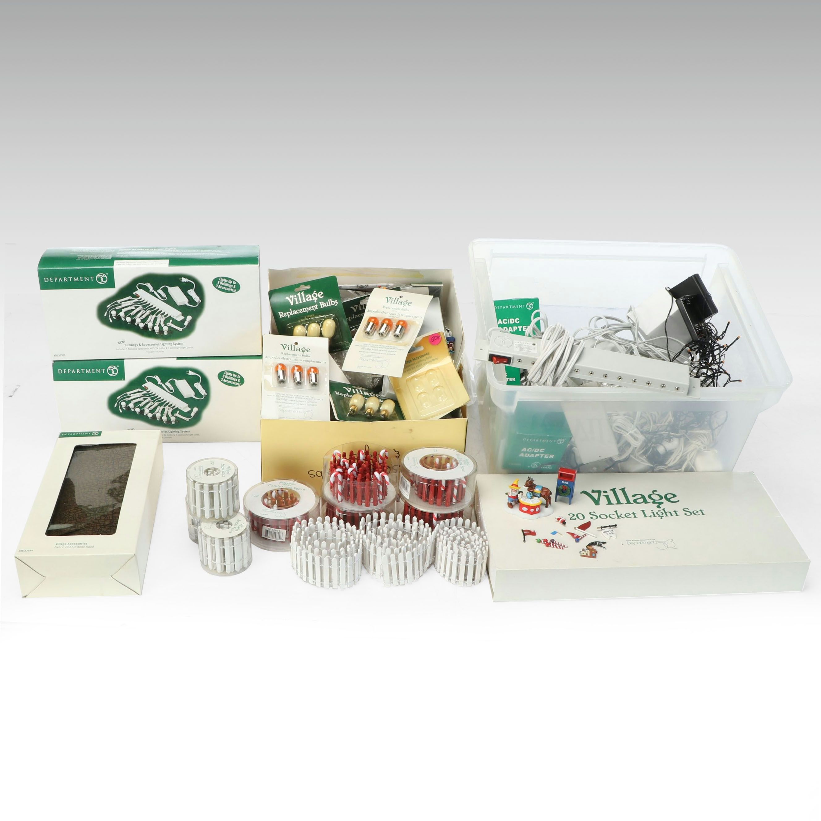 Department 56 Christmas Village Lighting and Accessories