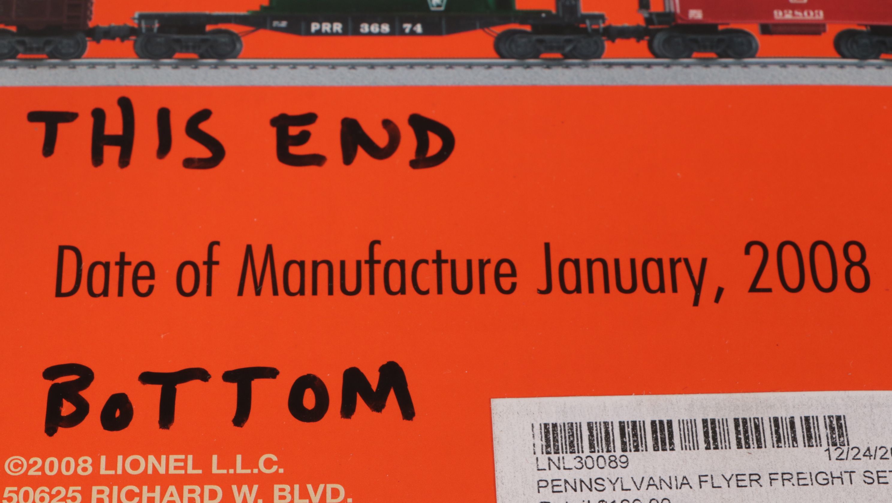 Lionel Pennsylvania Flyer Freight Train Set