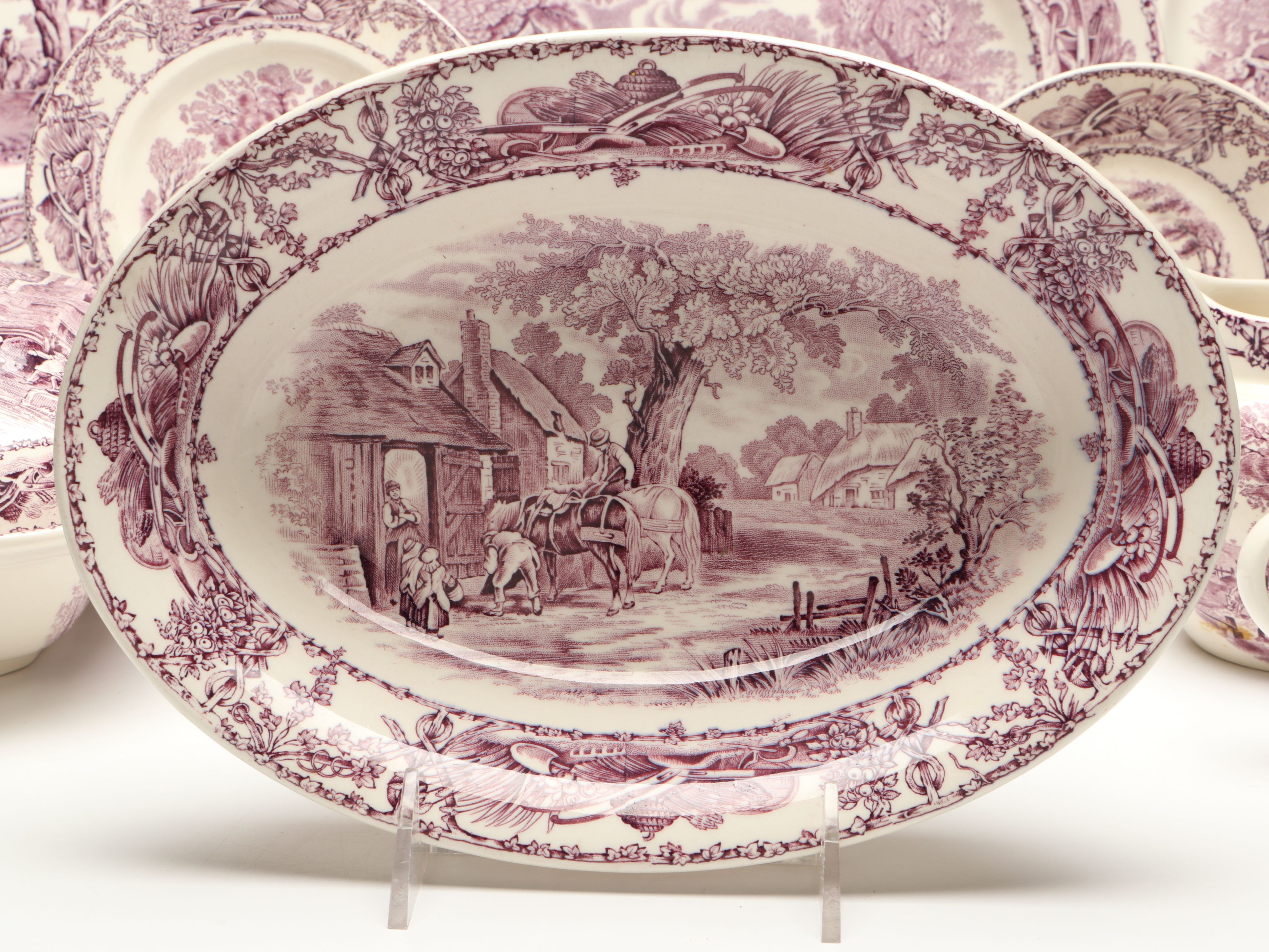 A.J. Wilkinson "Pastoral Davenport" Earthenware Dinnerware