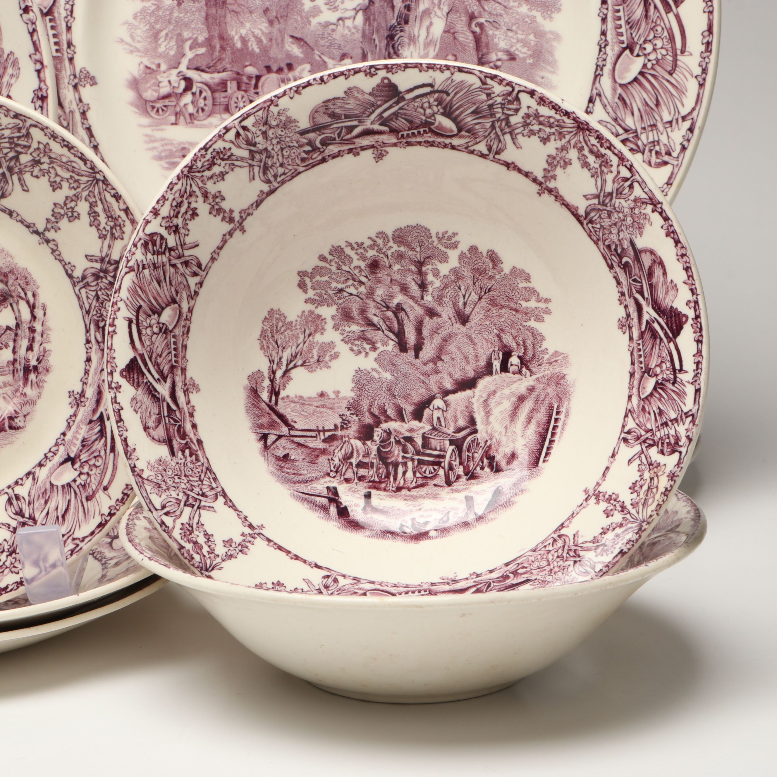 A.J. Wilkinson "Pastoral Davenport" Earthenware Dinnerware