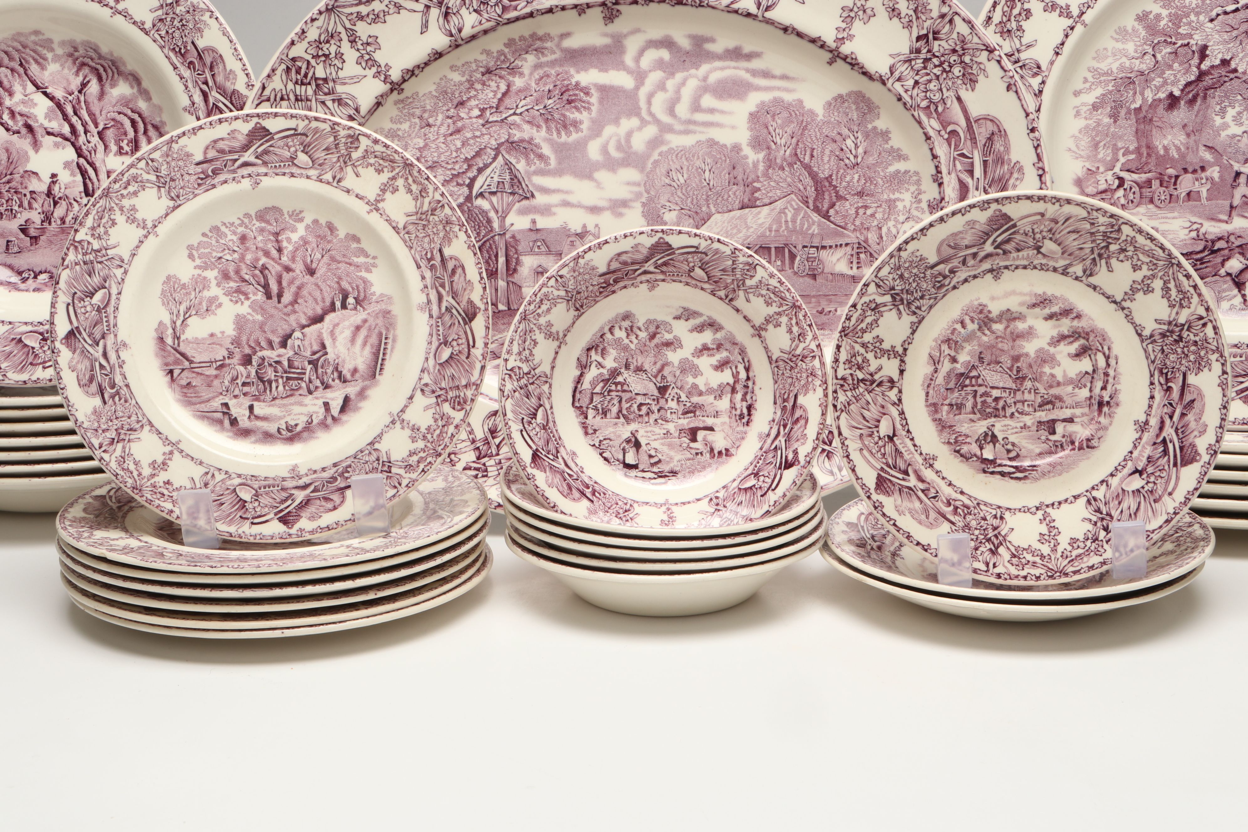 A.J. Wilkinson "Pastoral Davenport" Earthenware Dinnerware