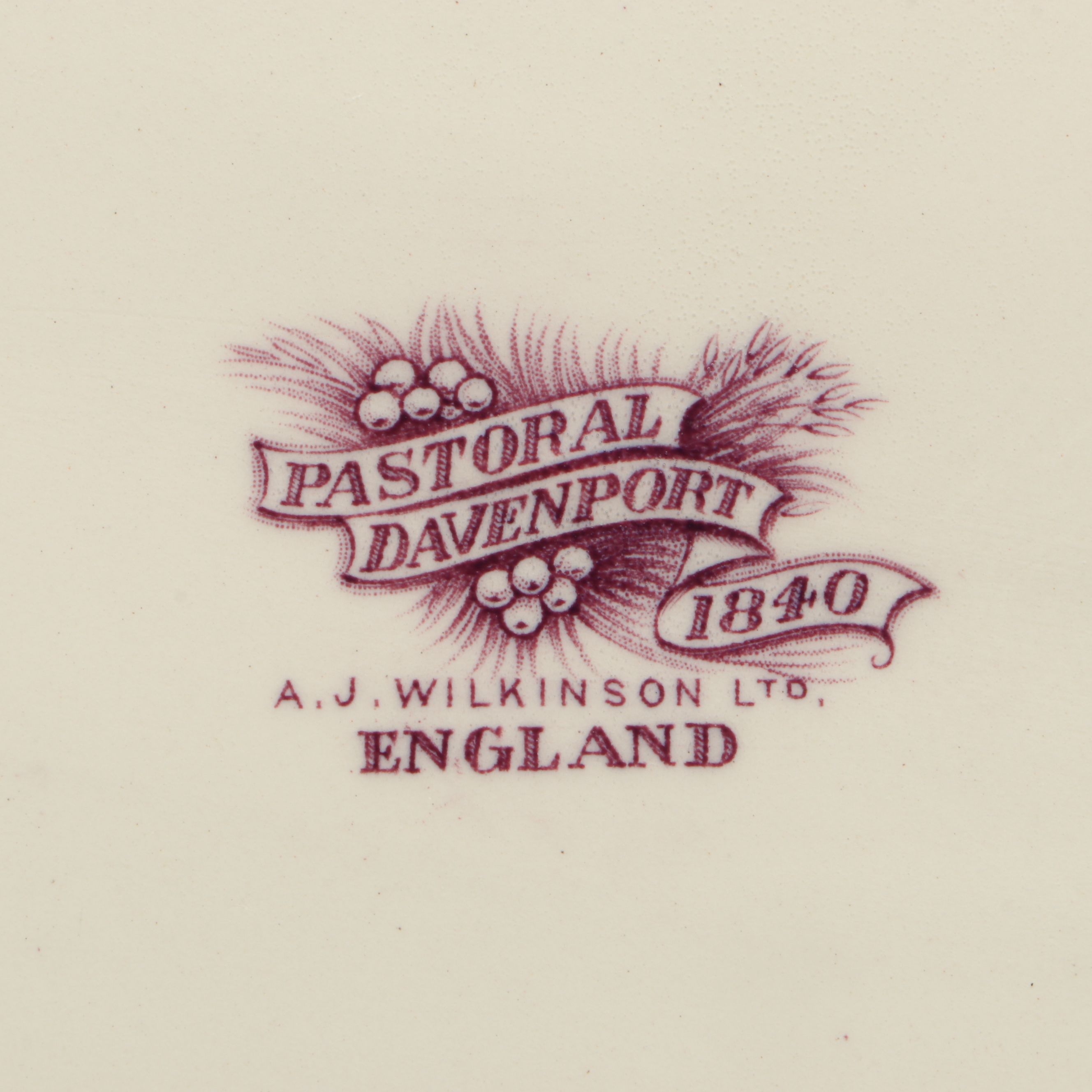 A.J. Wilkinson "Pastoral Davenport" Earthenware Dinnerware