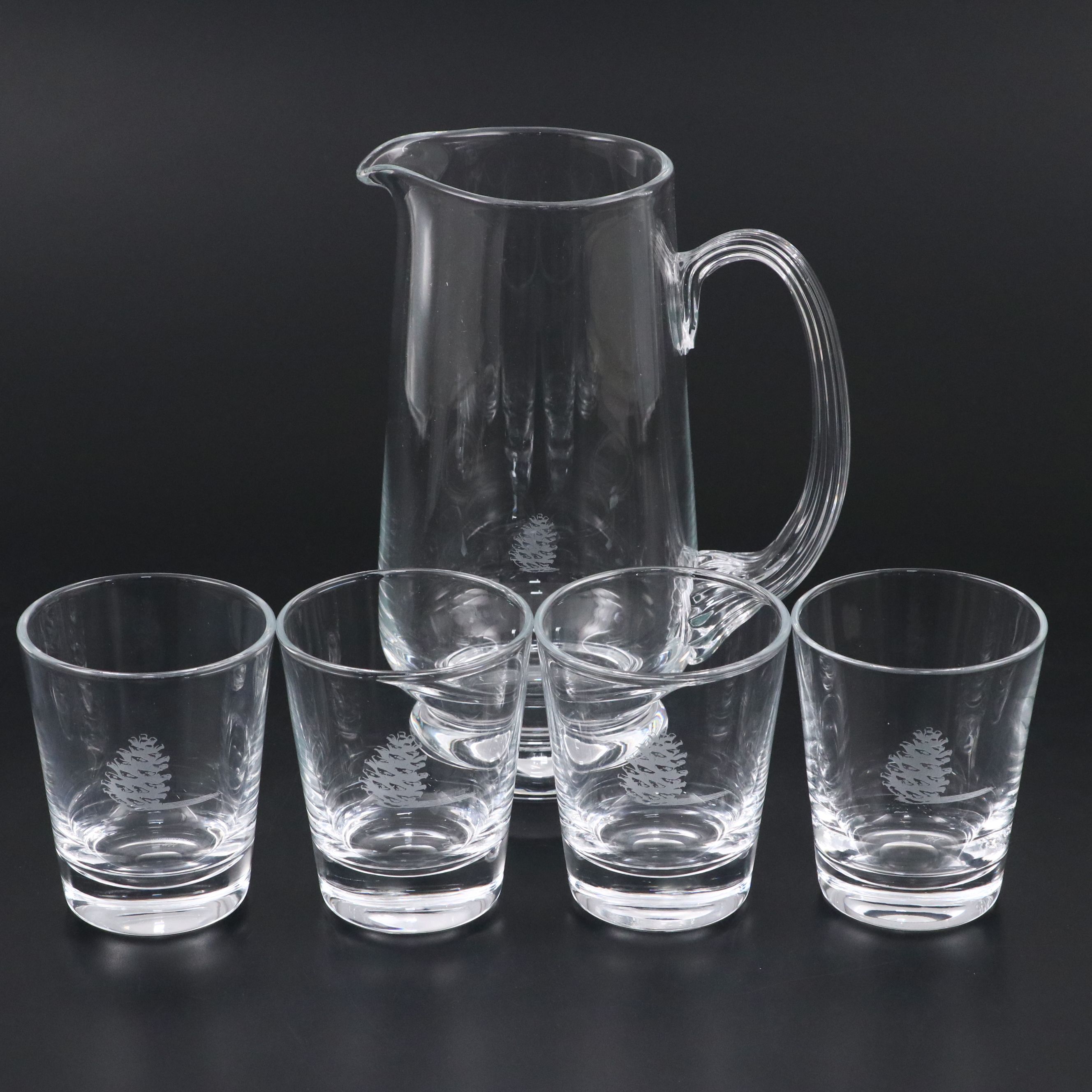 William Yeoward Crystal Pitcher and Glasses