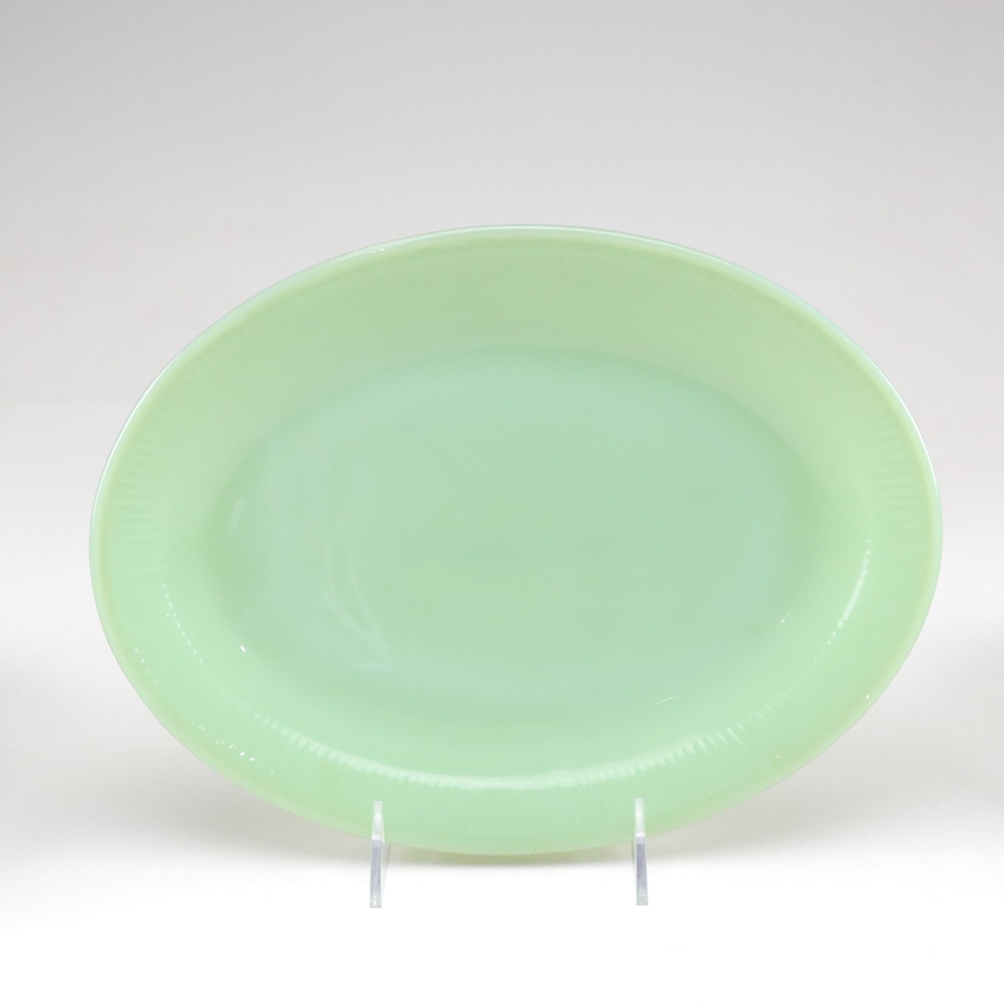 Anchor Hocking Fire-King "Jane Ray" Jadeite Dinnerware Collection